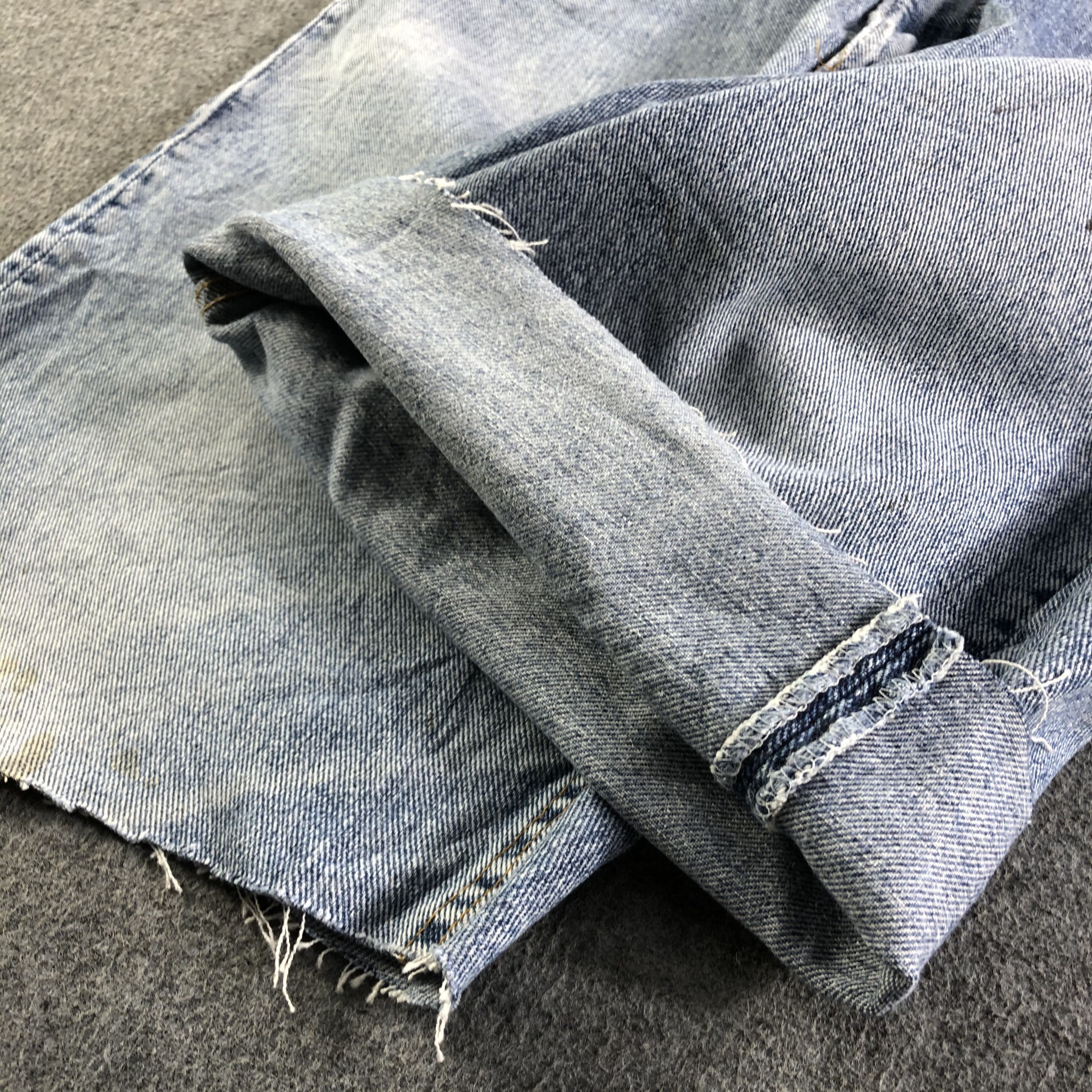 Levi's × Vintage Vintage Light Wash Levis Jeans-J4379 Size 37" - 6 Thumbnail