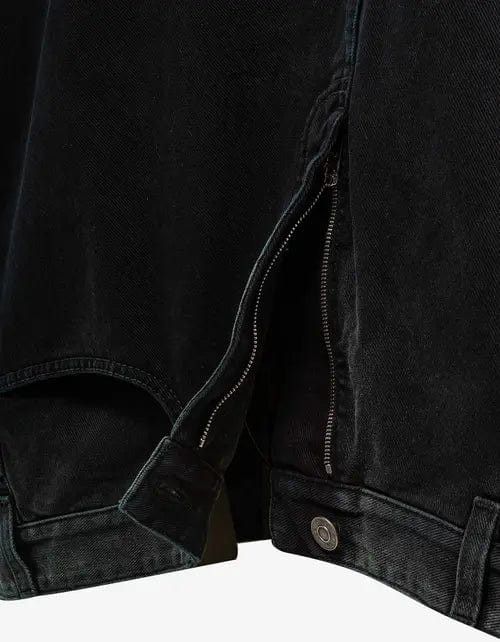 Balenciaga Balenciaga Black Deconstructed Denim Jacket Size US S / EU 44-46 / 1 - 6 Thumbnail