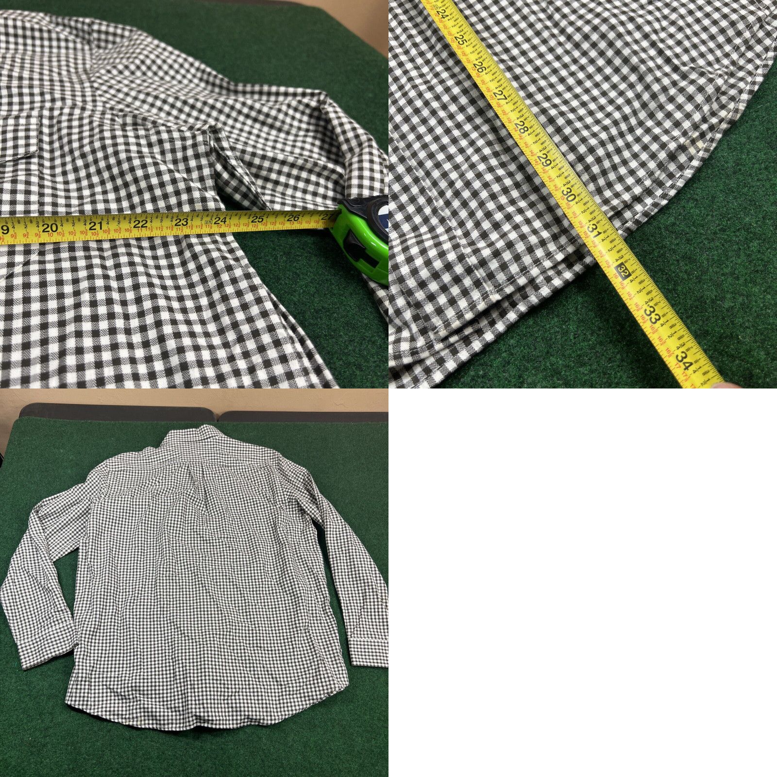Chaps CHAPS Men's Button Down Shirt XL Long Sleeve Brown White Checkered Size US XL / EU 56 / 4 - 8 Thumbnail