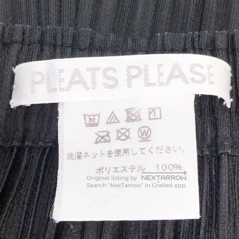 Issey Miyake Issey Miyake size:3 Black Ruched Casual Pants Size 31" - 5 Thumbnail