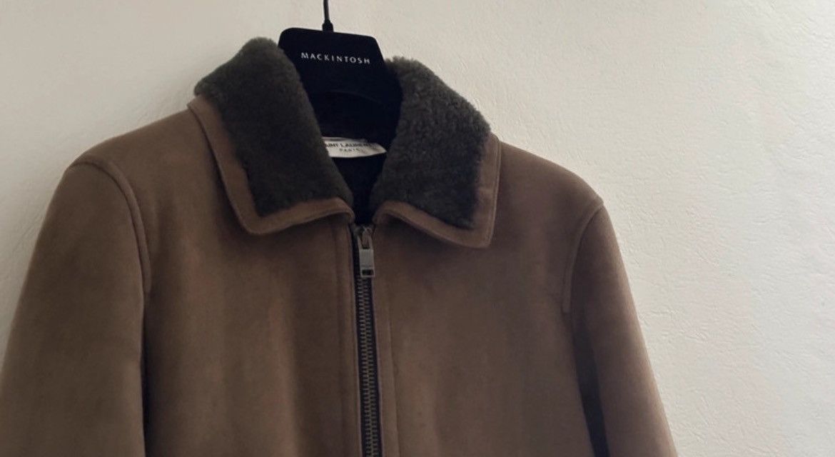Anthony Vaccarello × Hedi Slimane × Saint Laurent Paris Shearling bomber Size US S / EU 44-46 / 1 - 2 Thumbnail
