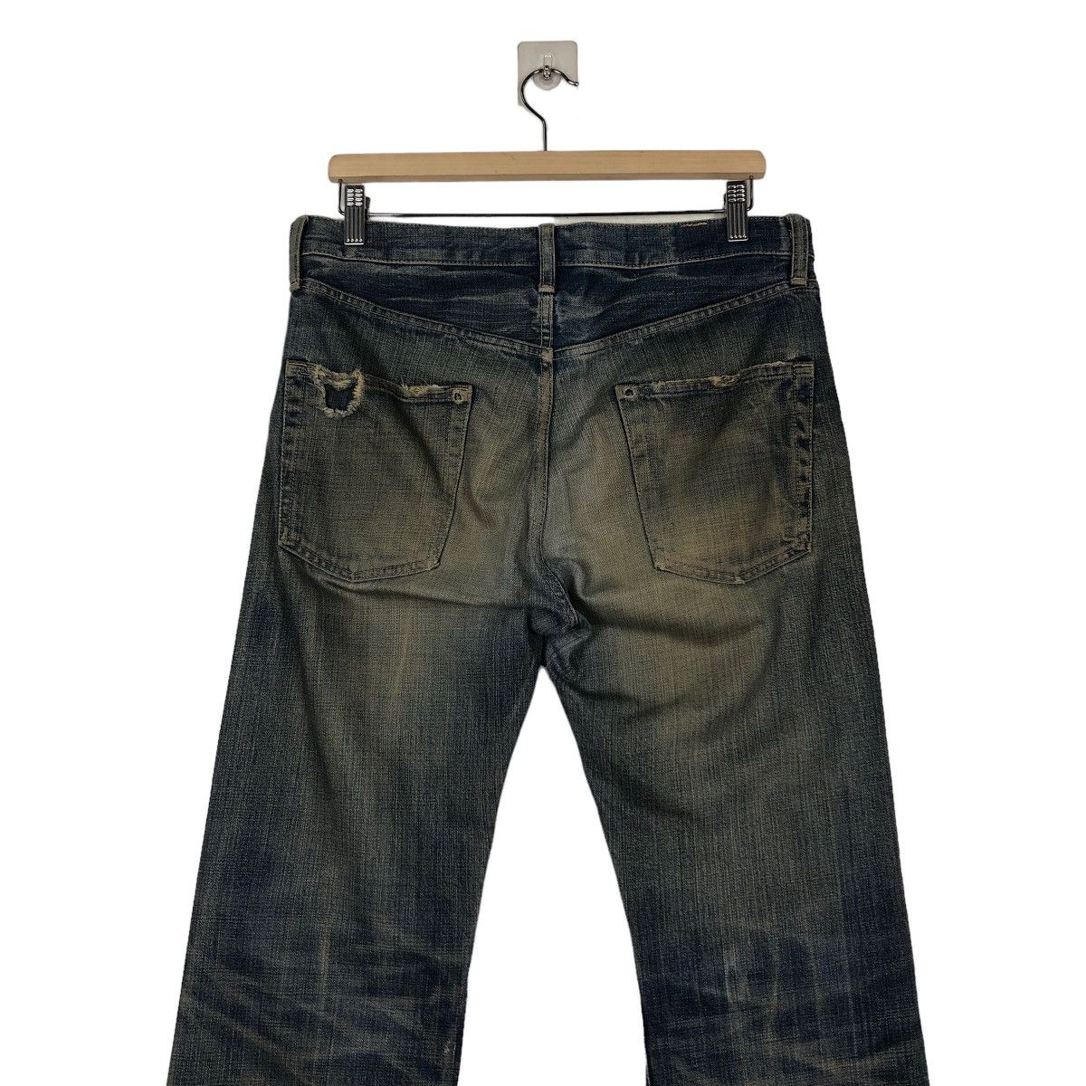 Japanese Brand 🔥VINTAGE SELVEDGES DENIM JEANS DOMINGO LTD CO JAPAN MADE Size US 34 / EU 50 - 11 Thumbnail