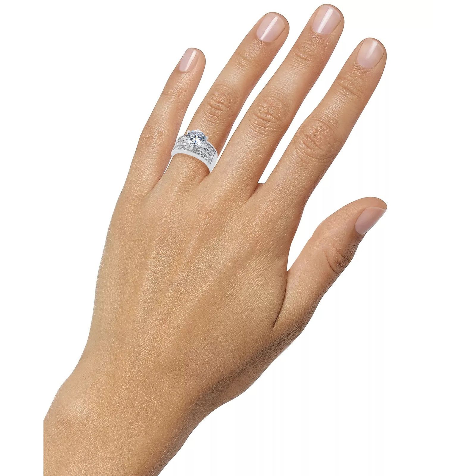 Other Charter Club Crystal Triple-Row Ring Silver Size 8 | NWT Size ONE SIZE - 4 Thumbnail