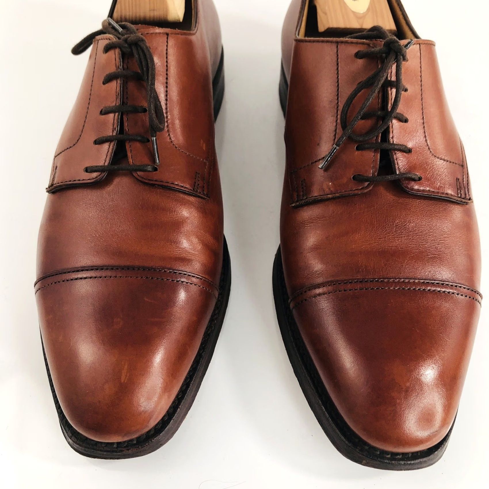 Brooks PEAL & CO. England BROOKS BROTHERS Oxford - 8E Brown Mens Dress Size ONE SIZE - 4 Thumbnail