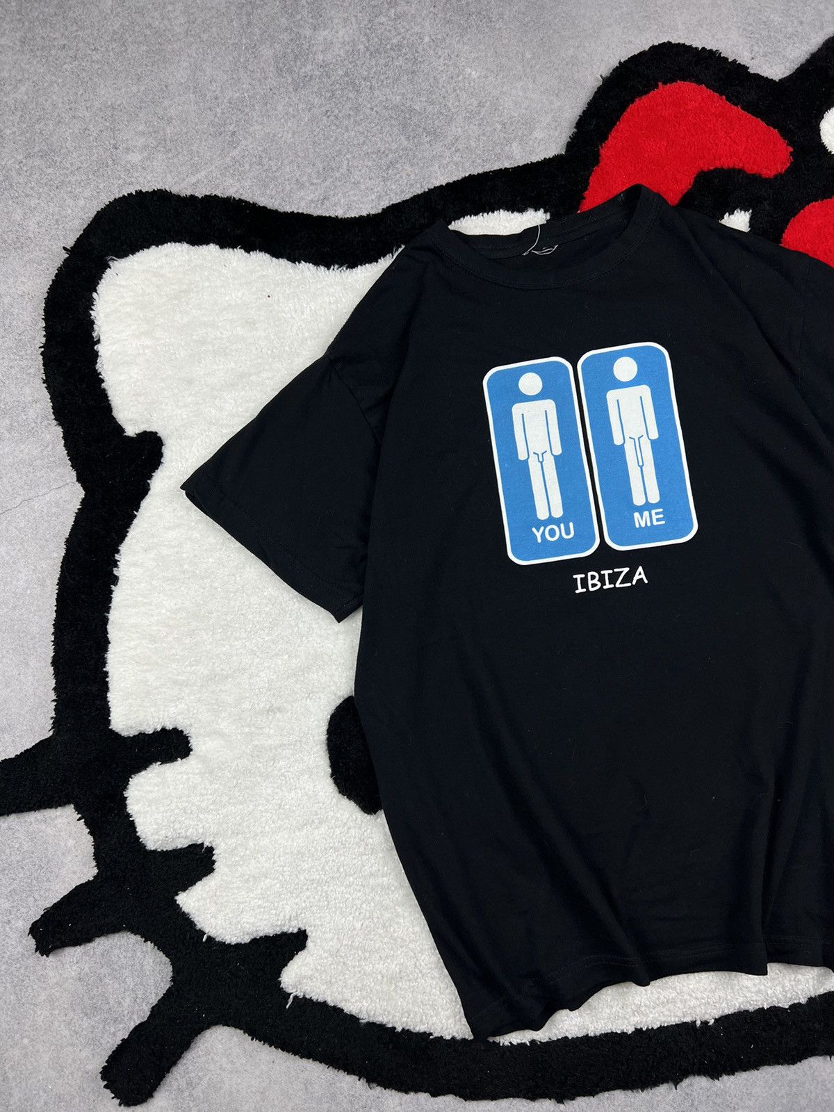 Vintage Crazy Y2K Vintage Humor Ibiza You Me Adult Japanese Tee Size US M / EU 48-50 / 2 - 3 Thumbnail