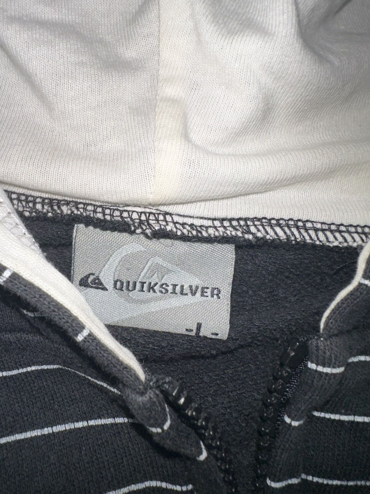 Quiksilver Rare VTG Y2K Japanese Quiksilver Zipup Hoodie Size US L / EU 52-54 / 3 - 2 Thumbnail