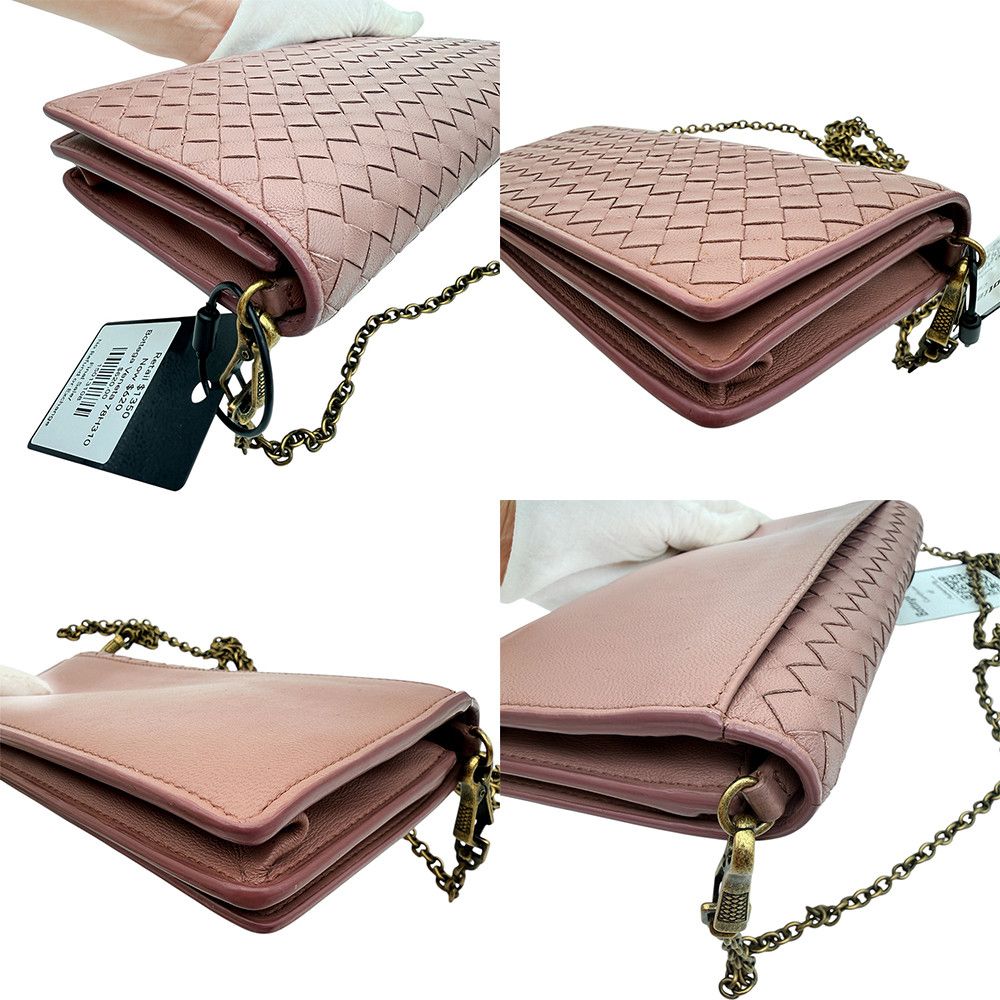Bottega Veneta Bottega Veneta Women's Pink Wallet-purses Size ONE SIZE - 4 Thumbnail