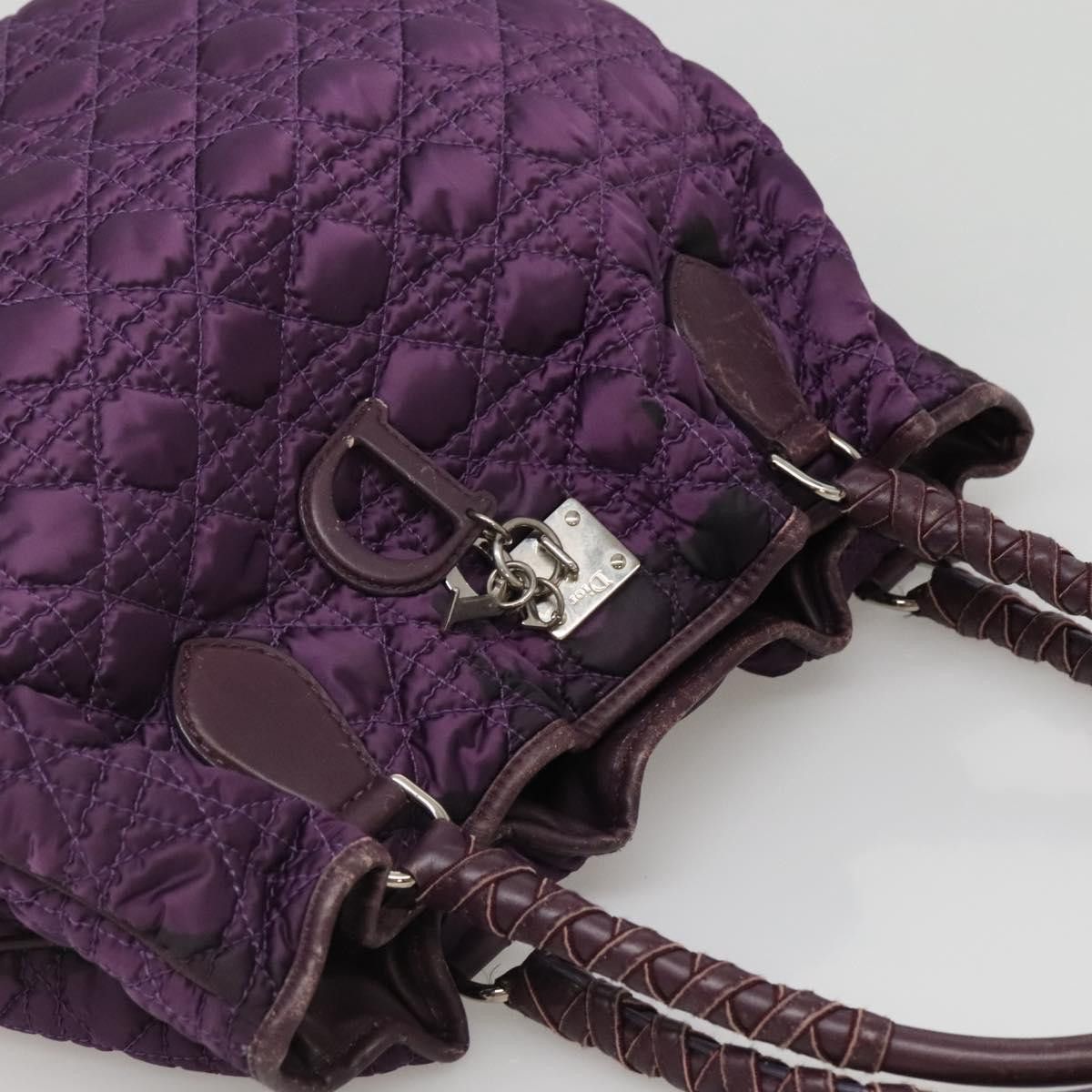 Dior DIOR Canage Tote Bag Nylon Purple Silver Size ONE SIZE - 6 Thumbnail