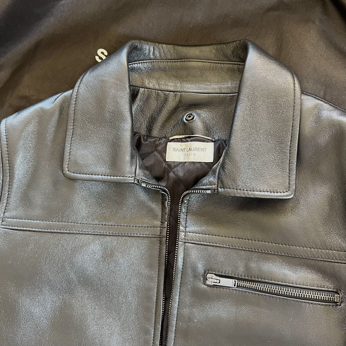 Saint Laurent Paris Saint Laurent Shearling Collar Jacket Size US M / EU 48-50 / 2 - 6 Thumbnail