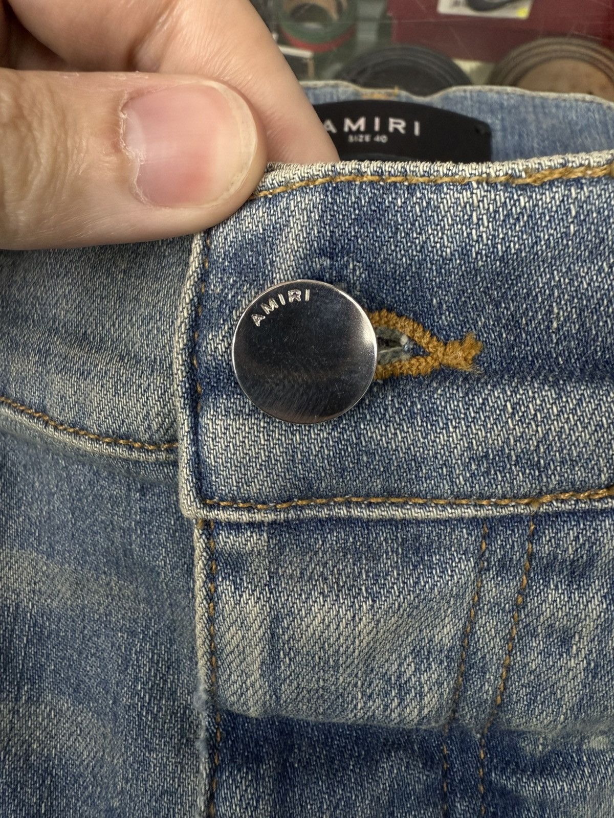 Amiri Amiri MX1 Jeans Clay Indigo Size 40 Size US 40 / EU 56 - 12 Thumbnail
