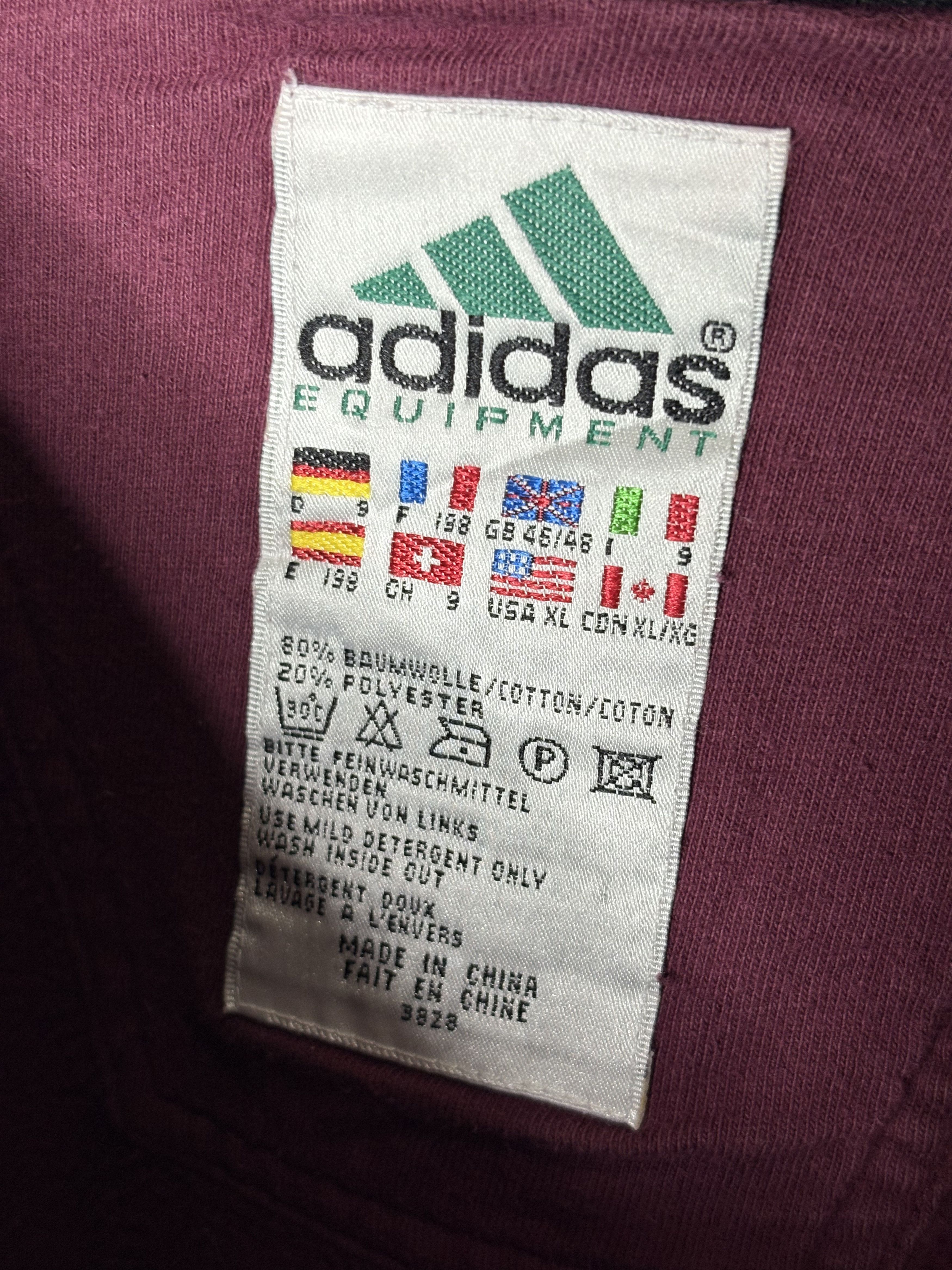 Adidas Vintage Adidas Equipment EQT 90s Embroidered Logo Size US XL / EU 56 / 4 - 4 Thumbnail