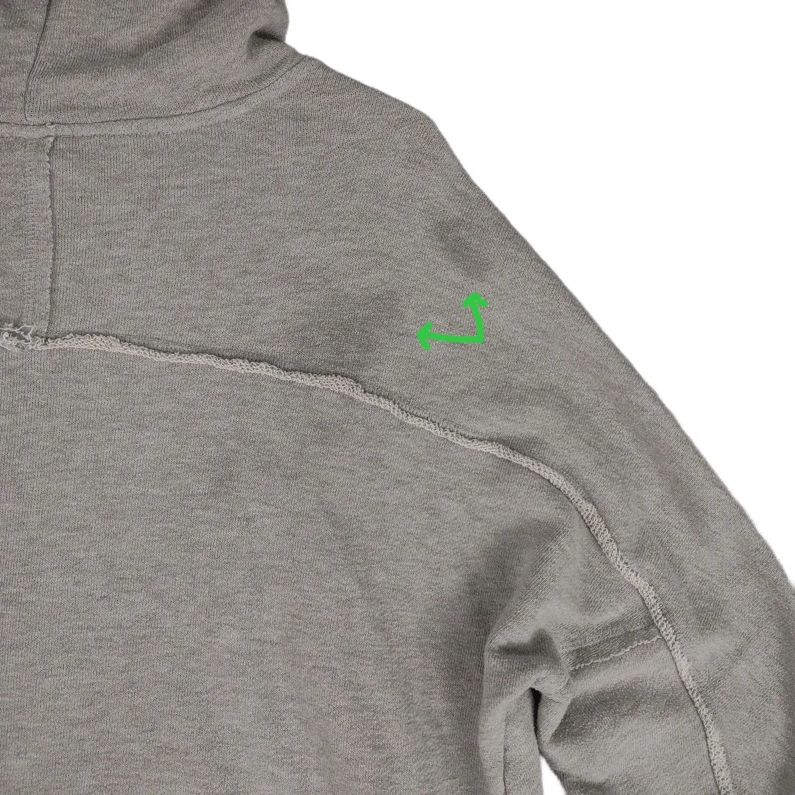 Pacsun LA HEARTS Oversized Cropped Terry Hoodie Boxy Sweatshirt Size S / US 4 / IT 40 - 5 Thumbnail