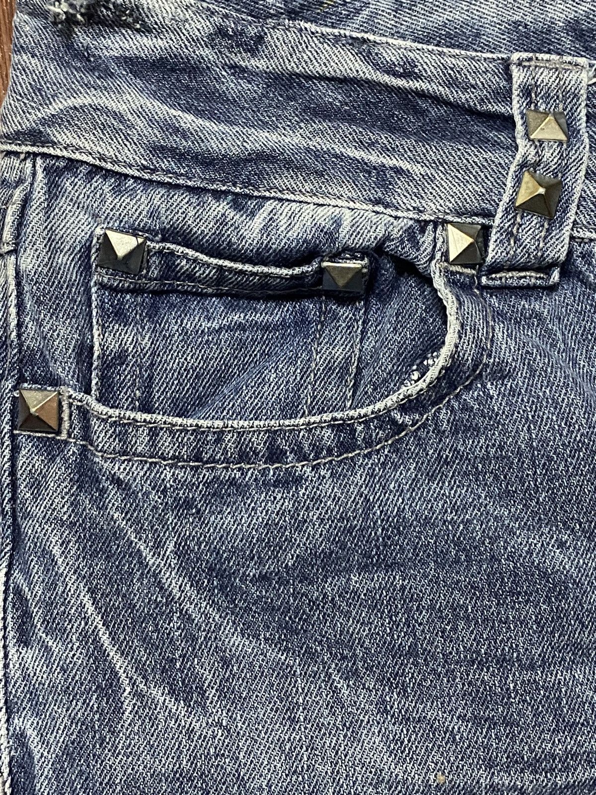 Japanese Brand Vintage Japanese Brands Thunder Distressed Denim Jeans Size US 27 - 9 Thumbnail