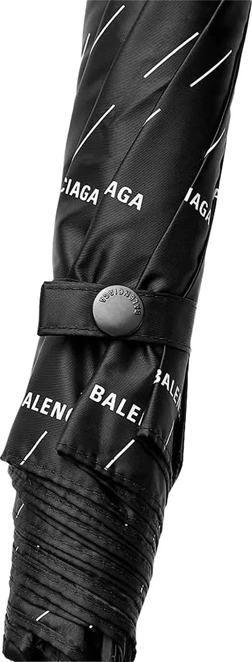 Balenciaga o1s1rm0324 Size: OS Umbrella in Black/White Size ONE SIZE - 3 Thumbnail