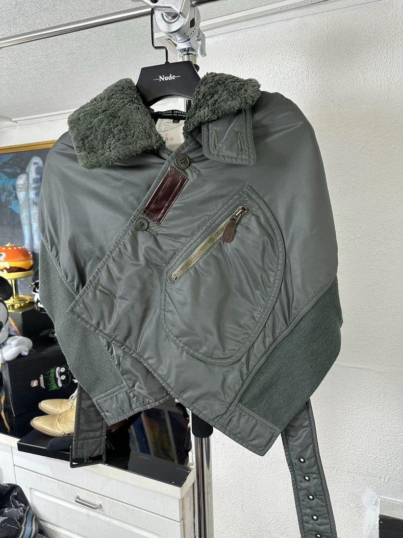 Junya Watanabe Junya watanabe Anamorphic fur collared leather jacket 2502 Size US XS / EU 42 / 0 - 2 Thumbnail