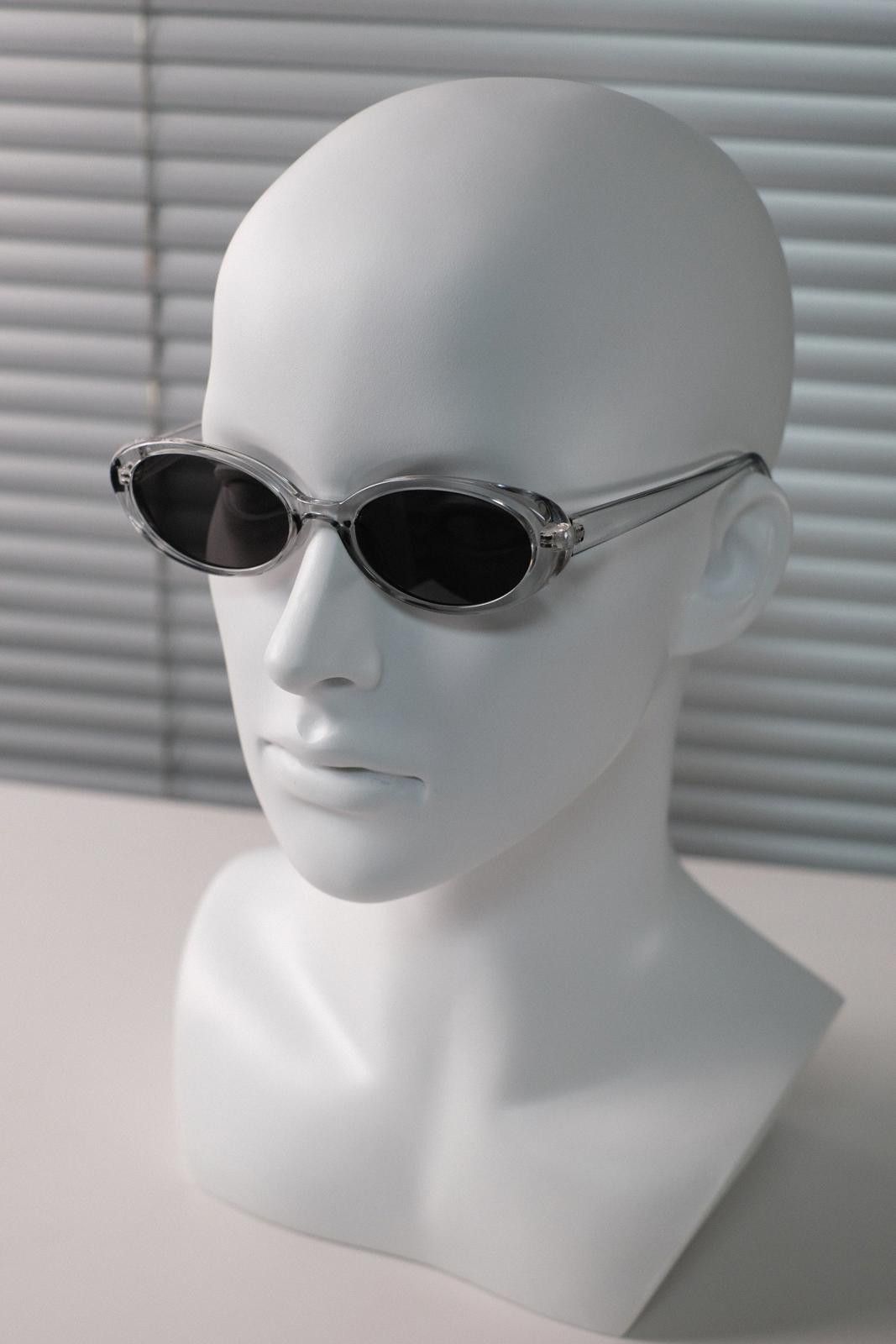 Japanese Brand Rare Vtg Y2k Cat Eye Transparent White Sunglasses Unisex OS Size ONE SIZE - 5 Thumbnail