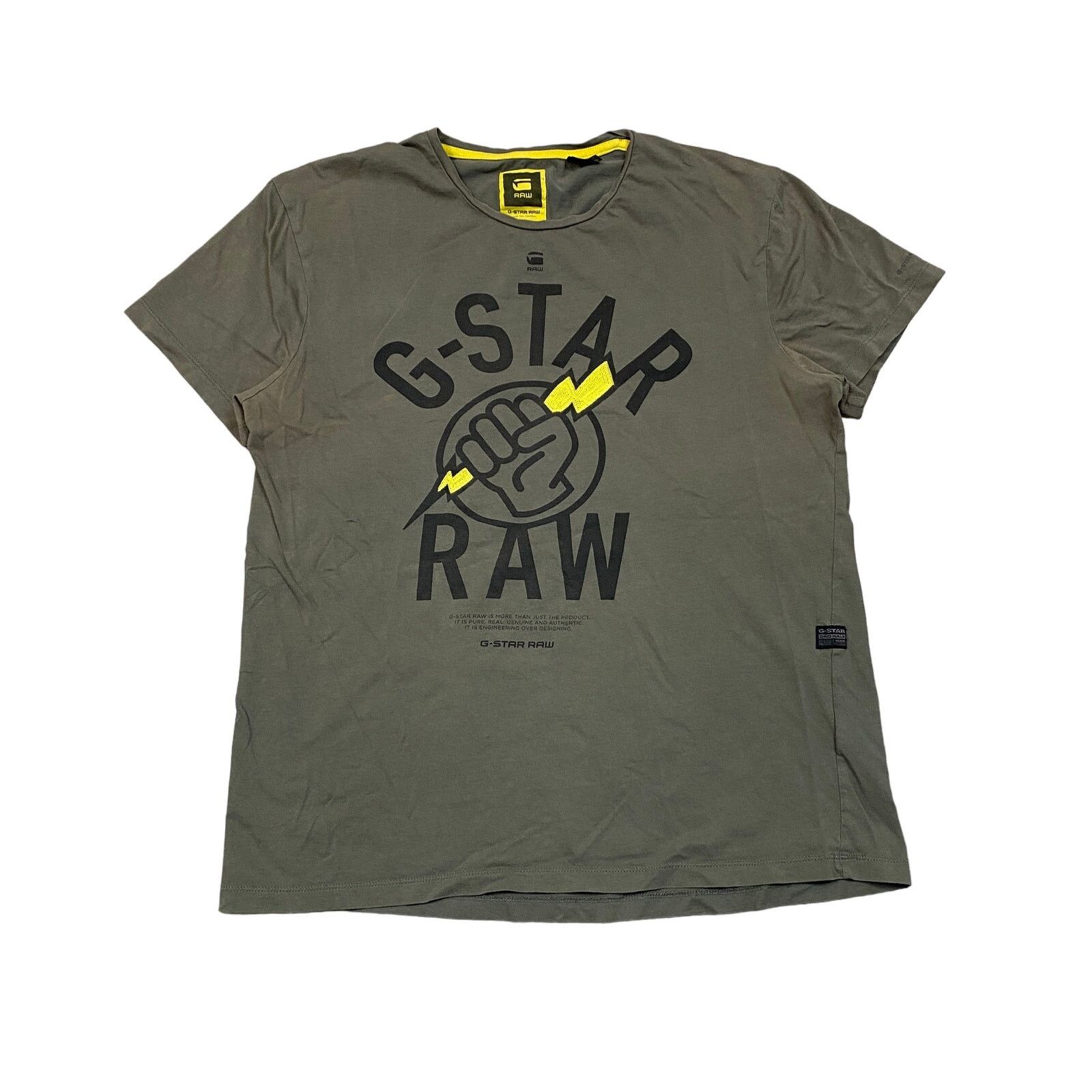 G-Star G Star Raw Hook Round Neck Short Sleeve T Shirt Men's Medium Size US M / EU 48-50 / 2 - 1 Thumbnail