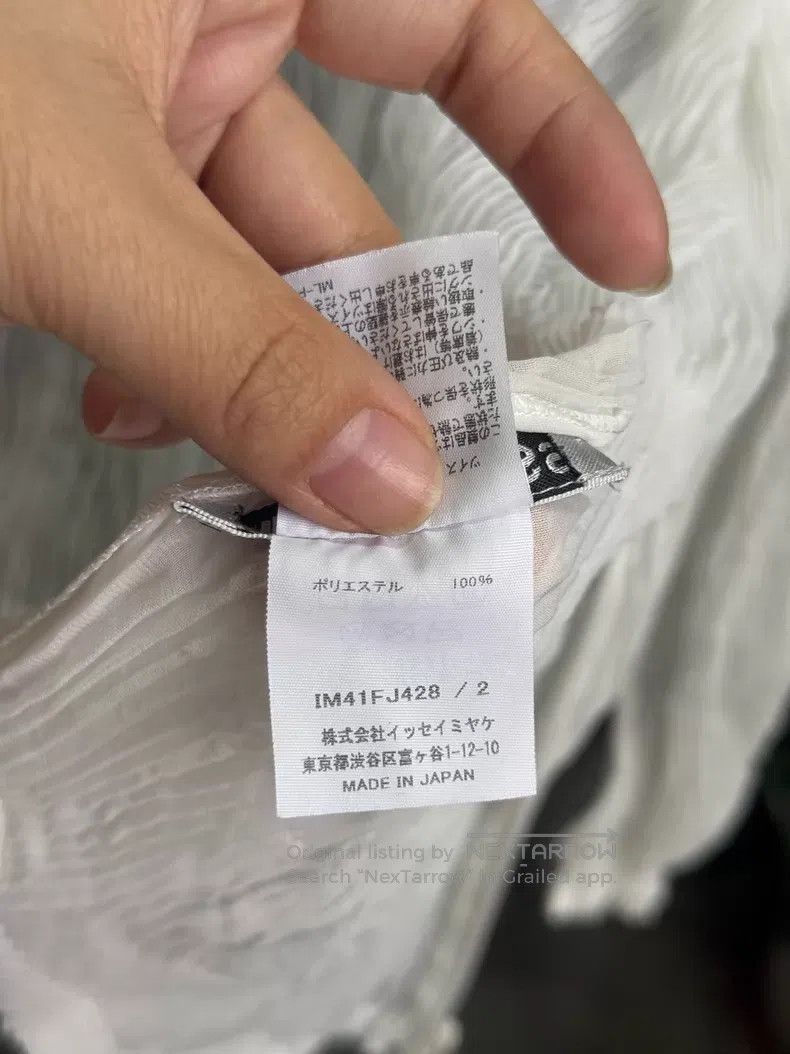 Issey Miyake Issey Miyake Main Line Wicker Zip Cardigan Coat, White Size M / US 6-8 / IT 42-44 - 8 Thumbnail