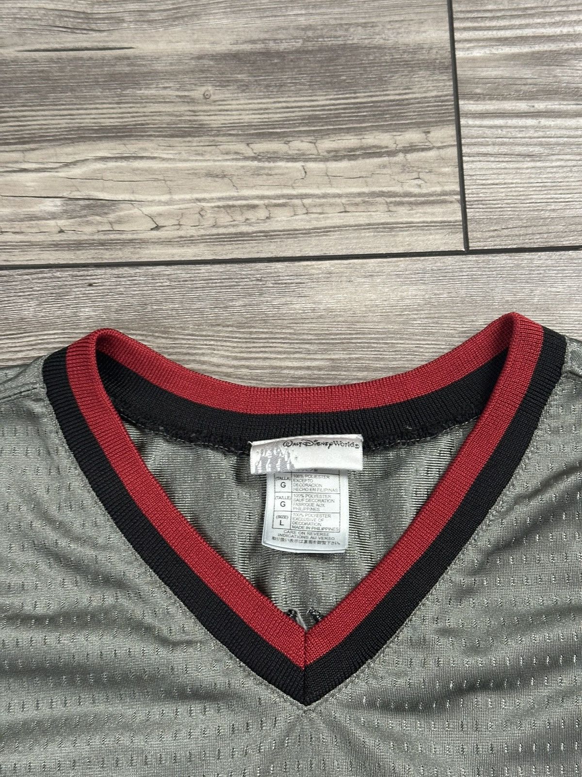Disney × Vintage Y2K Pirates Of The Caribbean Captain Jack Basketball Jersey Size US L / EU 52-54 / 3 - 6 Thumbnail