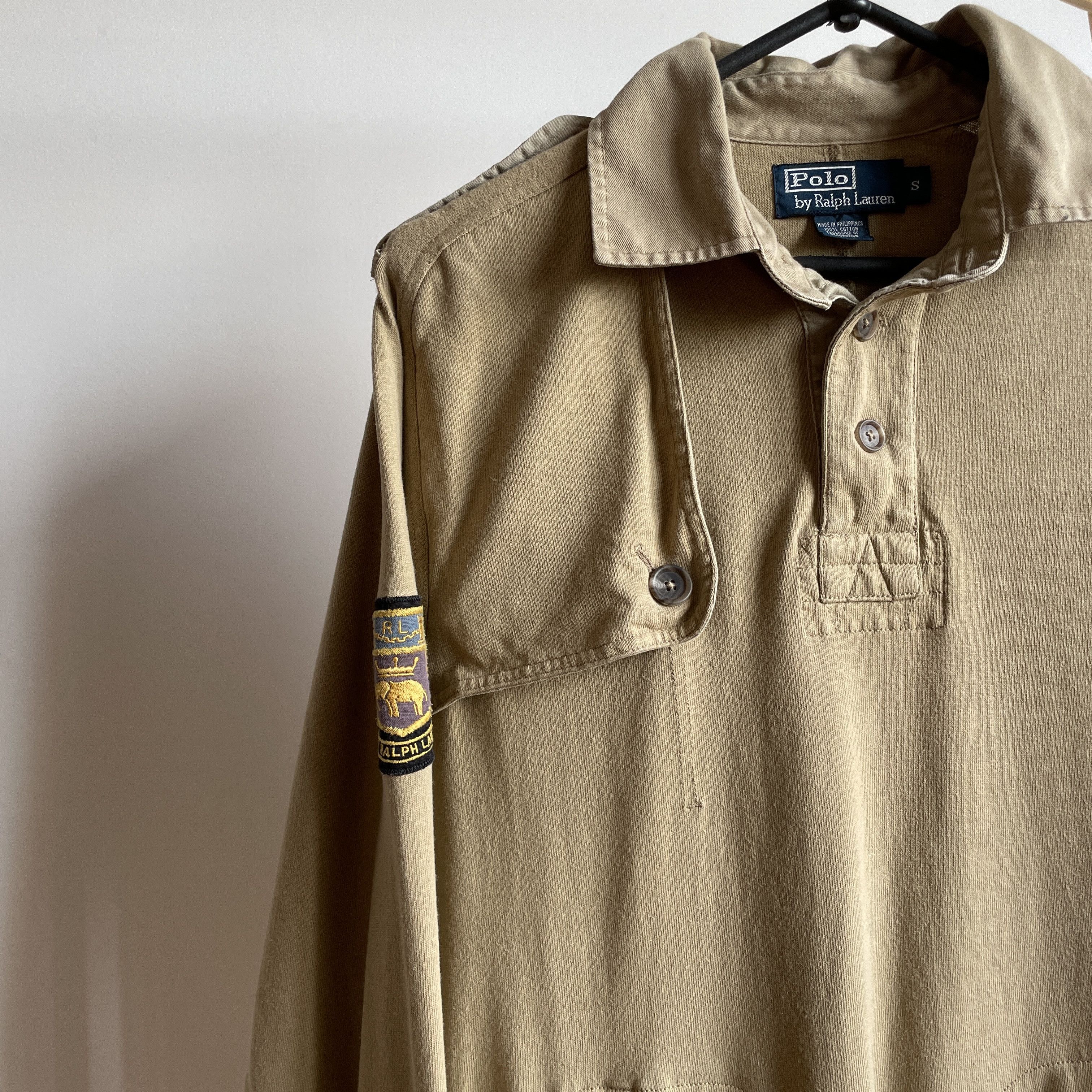 Polo Ralph Lauren Polo Ralph Lauren Vintage Hunting Shooting Military Shirt Size US S / EU 44-46 / 1 - 6 Thumbnail