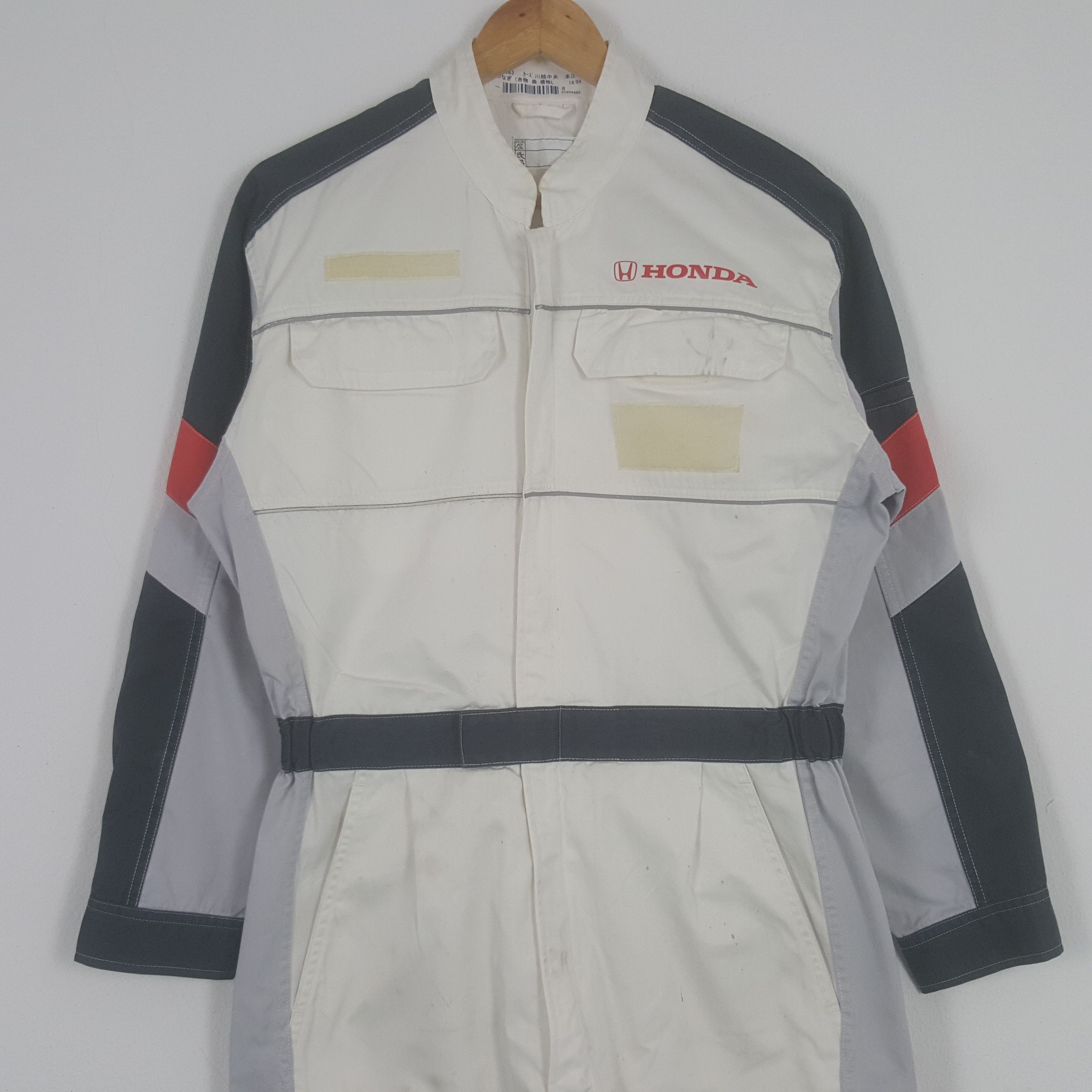 Honda × Vintage Vintage Honda Japanese Racing Team Work Coverall Jacket Size US M / EU 48-50 / 2 - 5 Thumbnail