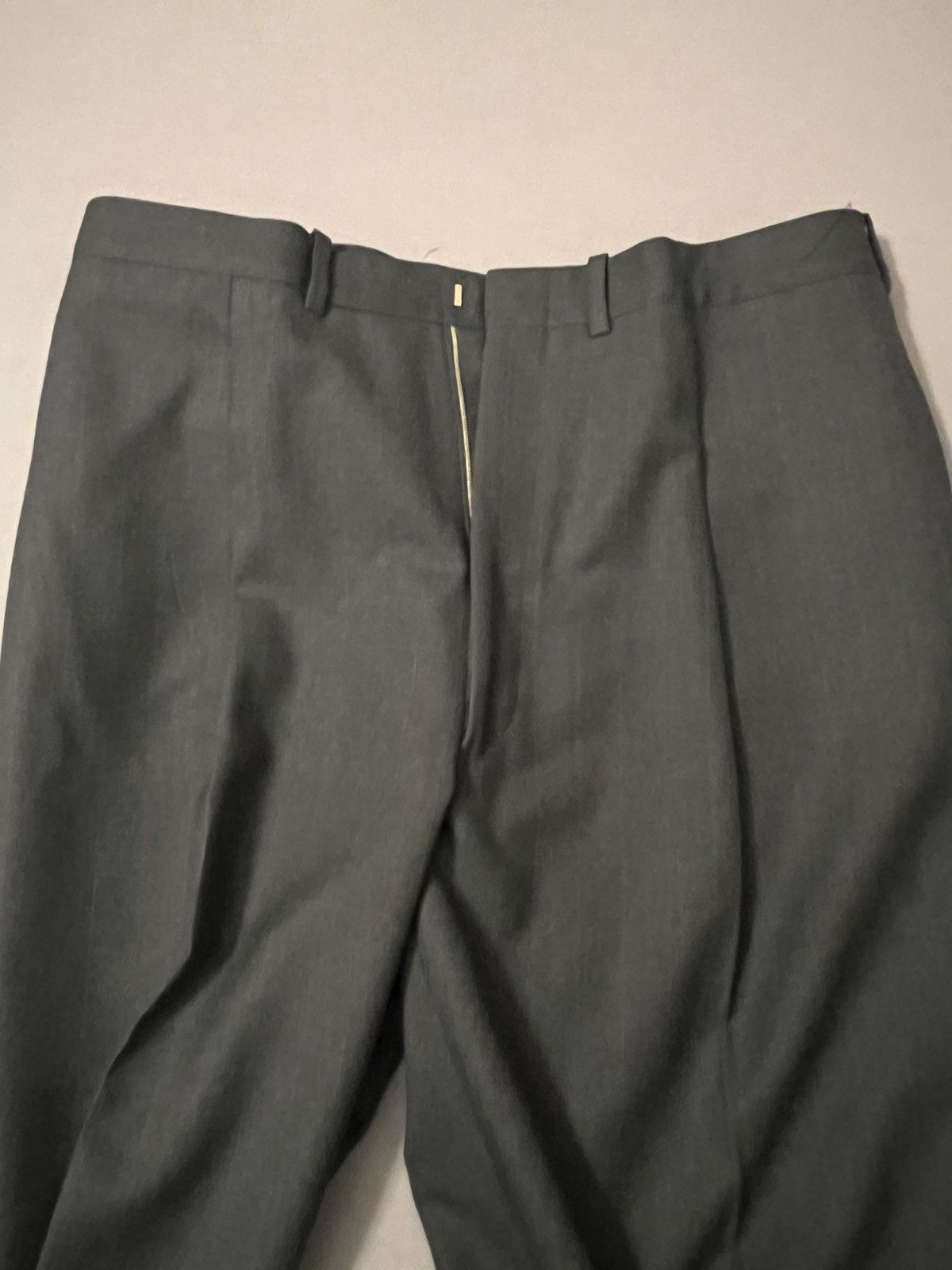Other INNOCENTI ORO CUSTOM CHARCOAL GREY 2 PC SUIT MENS- VINTAGE Size 46L - 10 Thumbnail