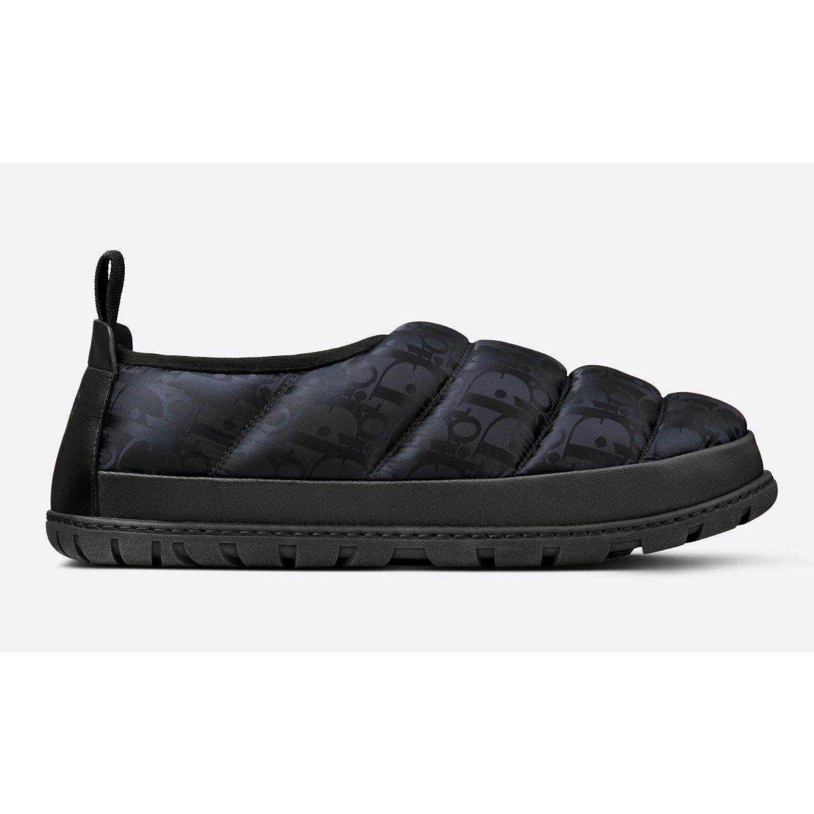 Dior Dior Mens Snow Slipper Navy Blue Oblique Black Flat 44 11 Size US 11 / EU 44 - 1 Thumbnail