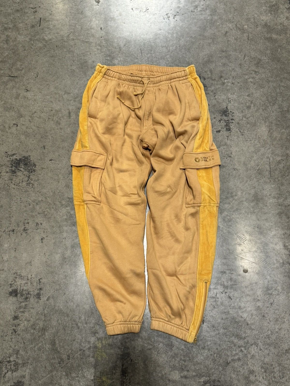 Southpole × Vintage Vintage Y2K southpole Cargo Sweatpants XL Size US 38 / EU 54 - 1 Thumbnail