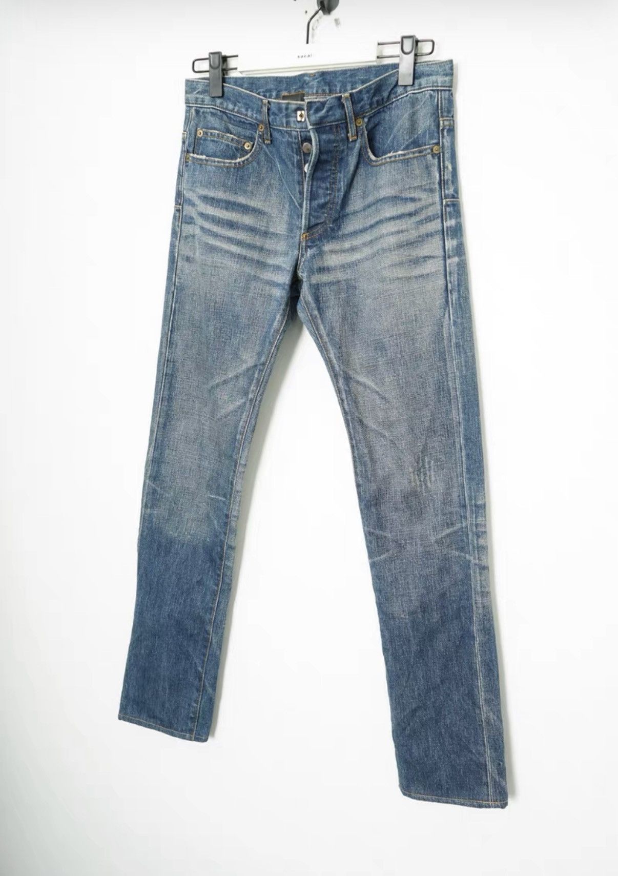 Dior Dior Homme Washed Blue Ghost Claw Jeans Size US 28 / EU 44 - 2 Thumbnail