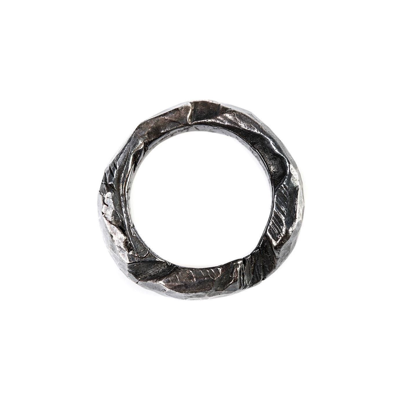 Chin Teo Textured Silver Ring Size ONE SIZE - 2 Thumbnail