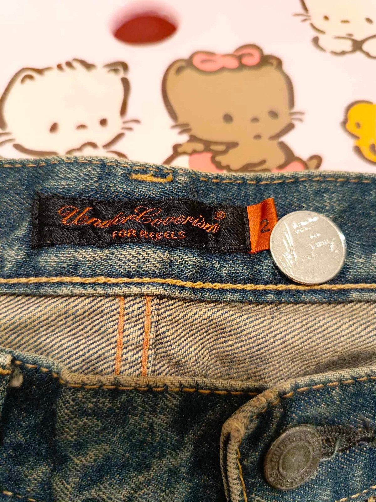 Japanese Brand × Undercover Undercover SS06 Tales Of Zamiang Denim Size US 33 - 3 Thumbnail