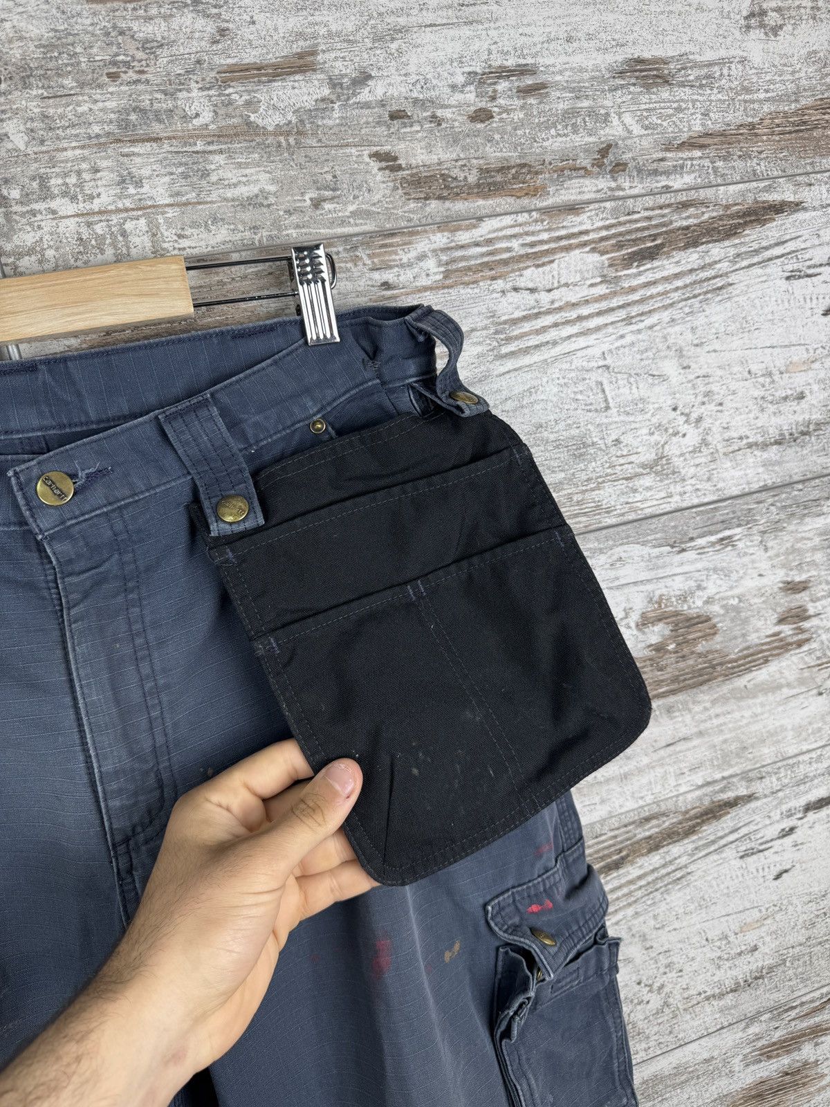 Carhartt Distressed Vintage Carhartt Workwear Double Knee Cargo pants Size US 34 / EU 50 - 7 Thumbnail