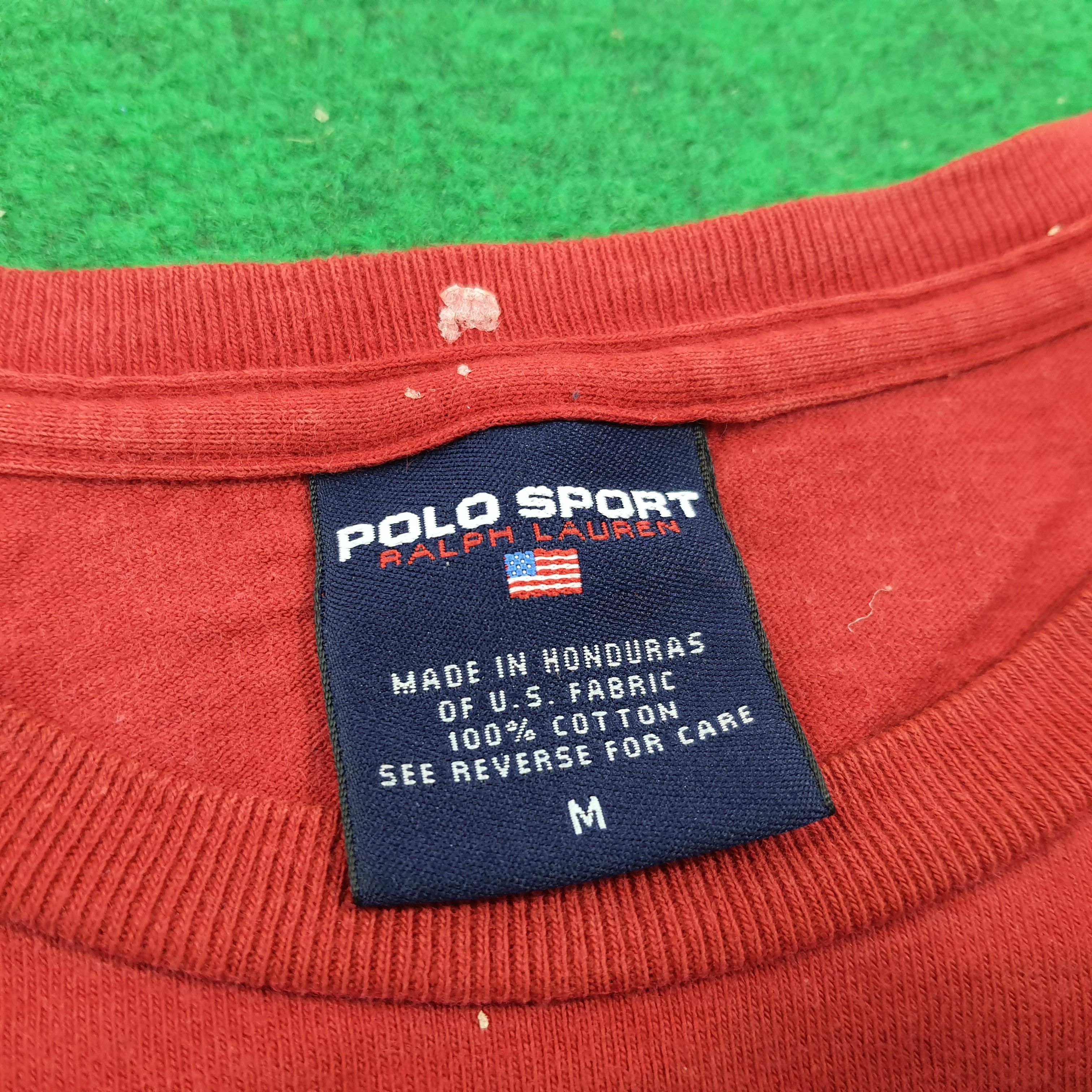 Polo Ralph Lauren × Vintage Vintage Polo Sport Ralph Lauren Long Sleeve Tshirt Size US L / EU 52-54 / 3 - 5 Thumbnail