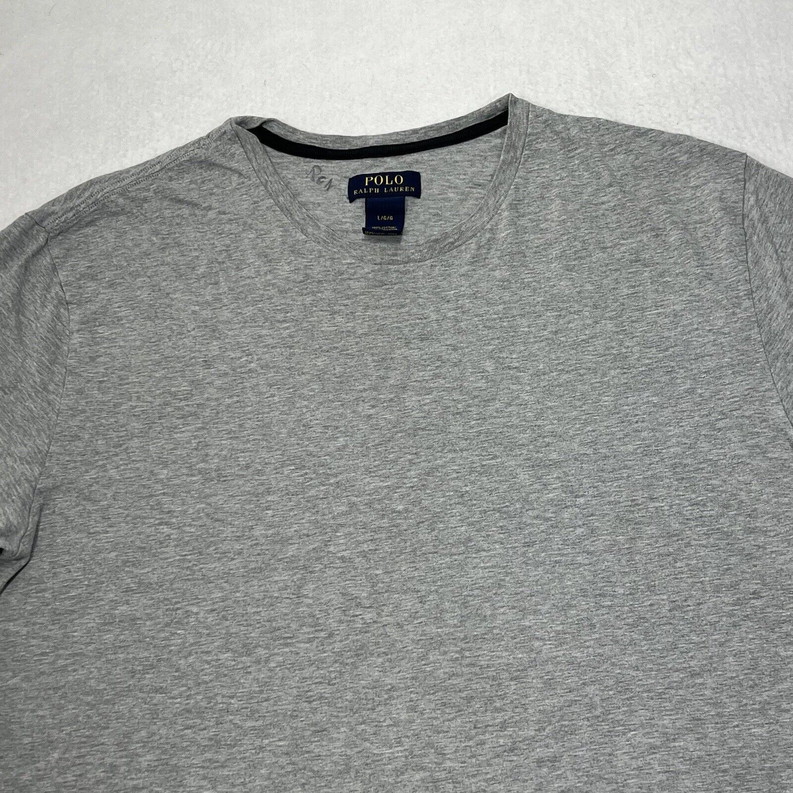 Polo Ralph Lauren Polo Ralph Lauren Tee Light Gray T Shirt Pony Logo Size US L / EU 52-54 / 3 - 2 Thumbnail