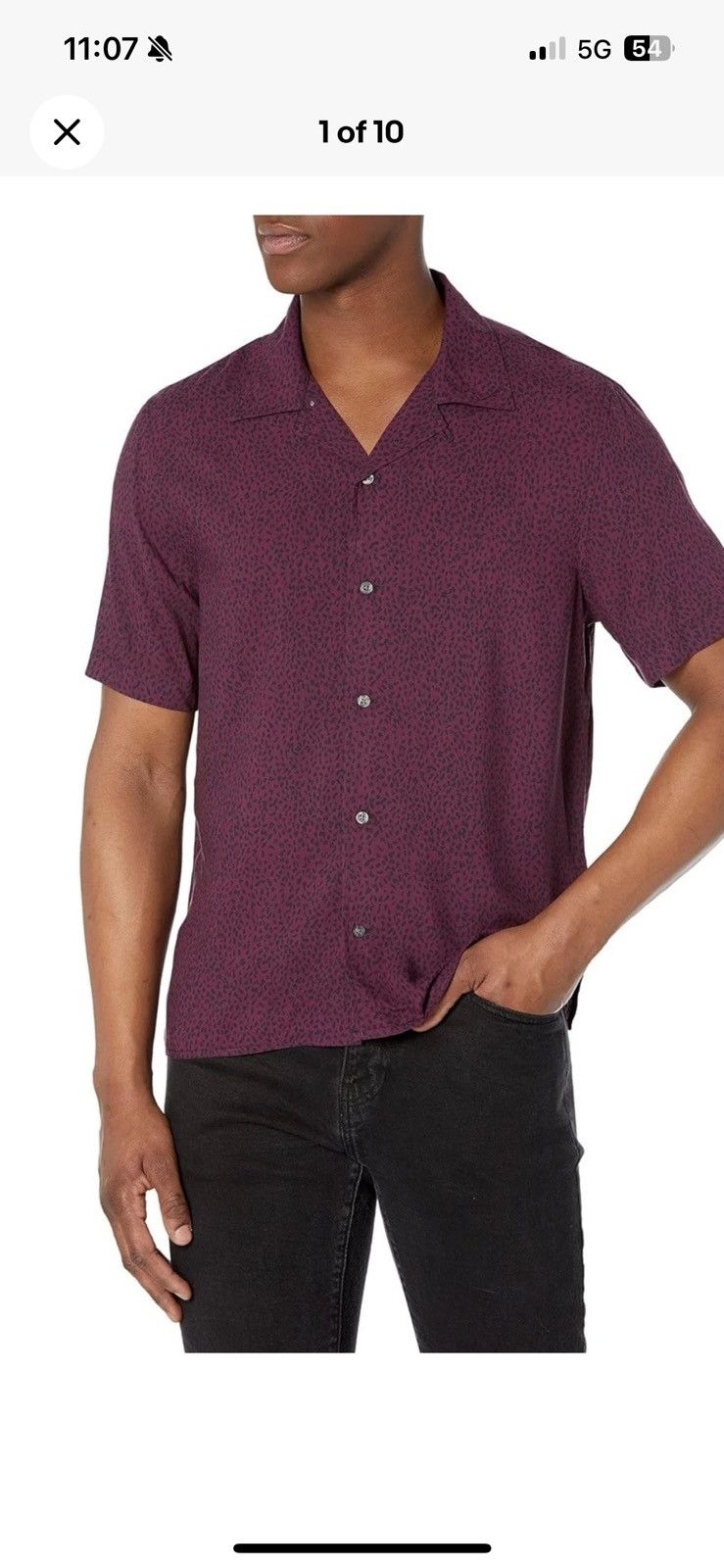 John Varvatos Denny SS shirt. Small Size US S / EU 44-46 / 1 - 8 Thumbnail