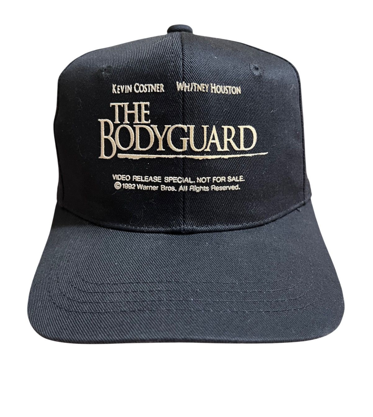 Vintage The Bodyguard Movie Promo Snapback Hat Vintage 1992 Size ONE SIZE - 2 Thumbnail