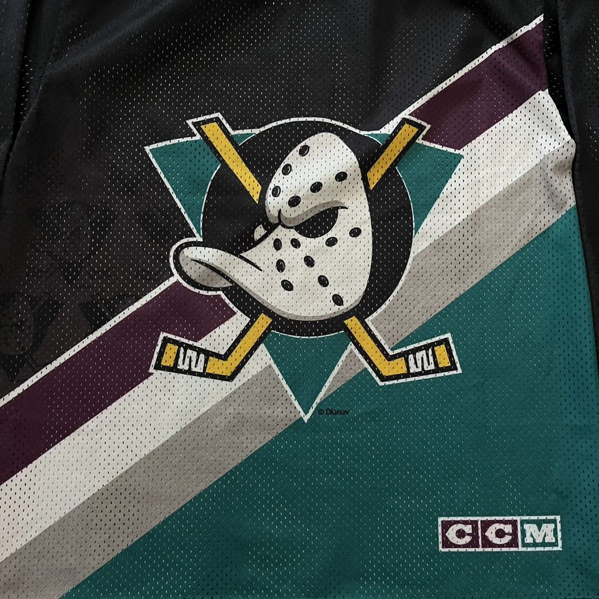 Ccm Vintage CCM NHL Anaheim Mighty Ducks Goalie OVPHockeyJersey Size US XS / EU 42 / 0 - 10 Thumbnail