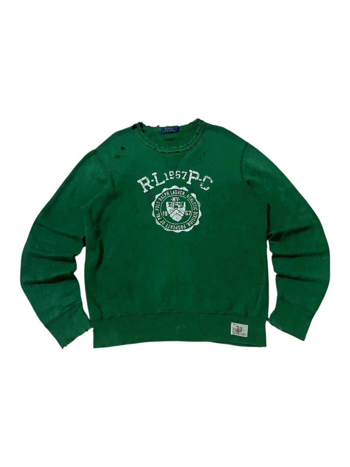 Polo Ralph Lauren VINTAGE 00’s POLO RALPH LAUREN WASHED DISTRESSED Size US M / EU 48-50 / 2 - 1 Thumbnail