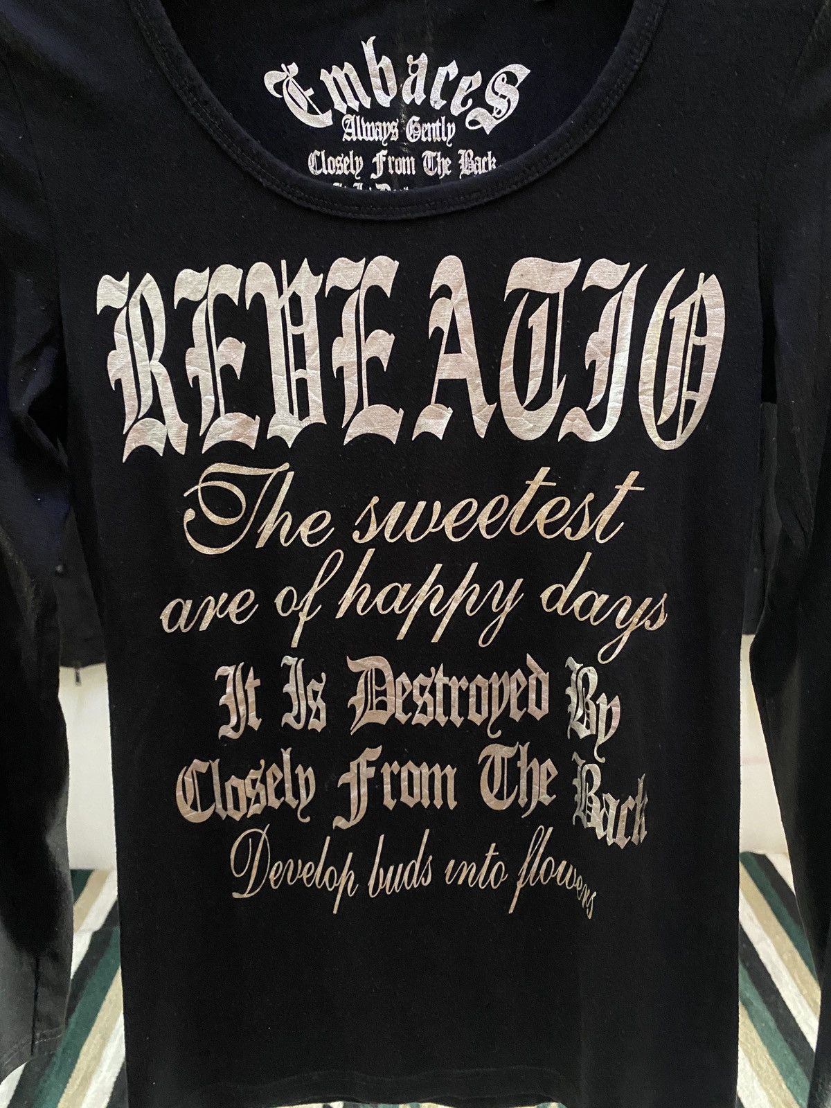 Japanese Brand Japanese Embrace Poem LGB Style Longsleeve Tee M Size US M / EU 48-50 / 2 - 3 Thumbnail