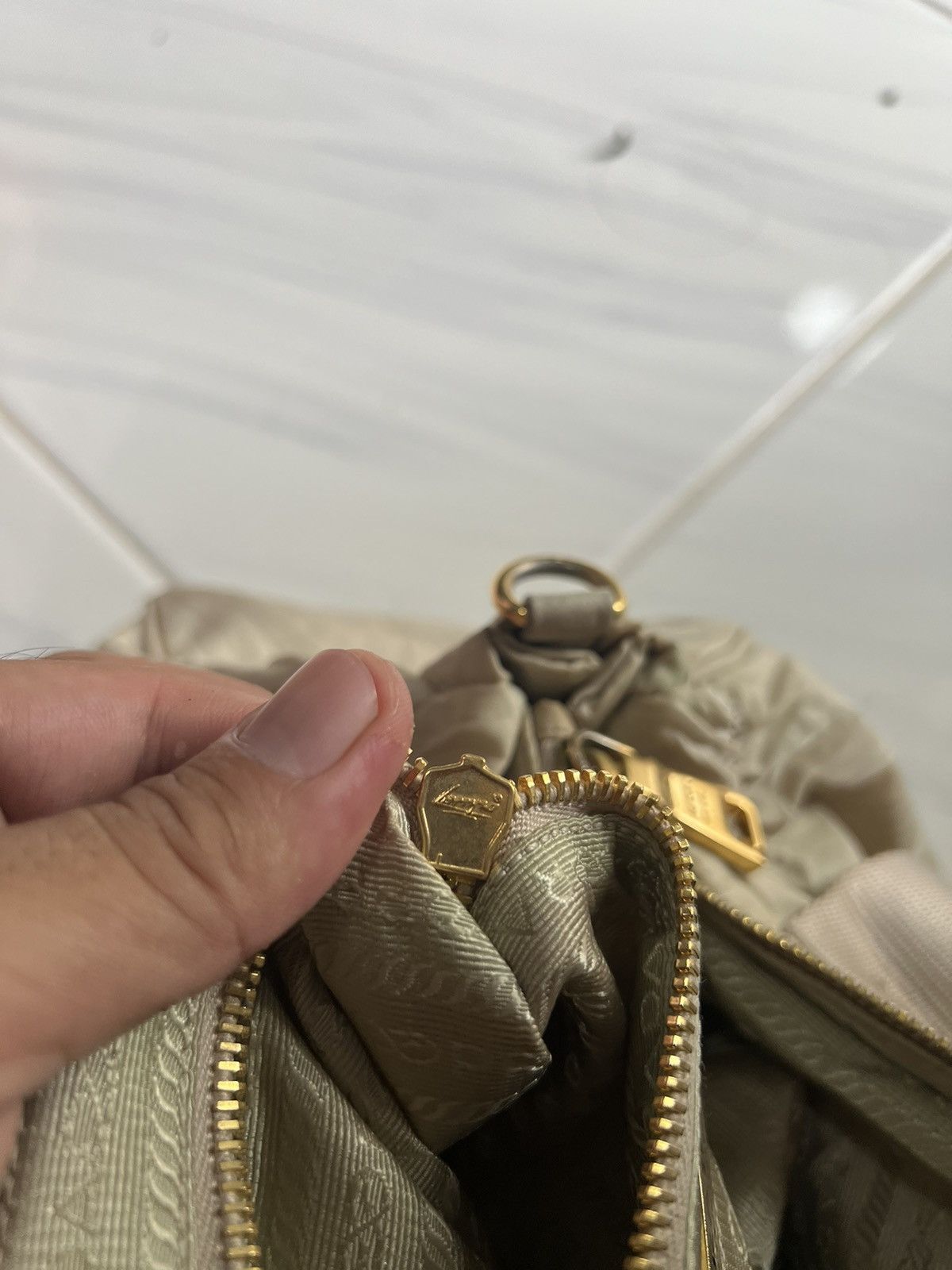 Prada Prada Fabric Handbag Size ONE SIZE - 12 Thumbnail