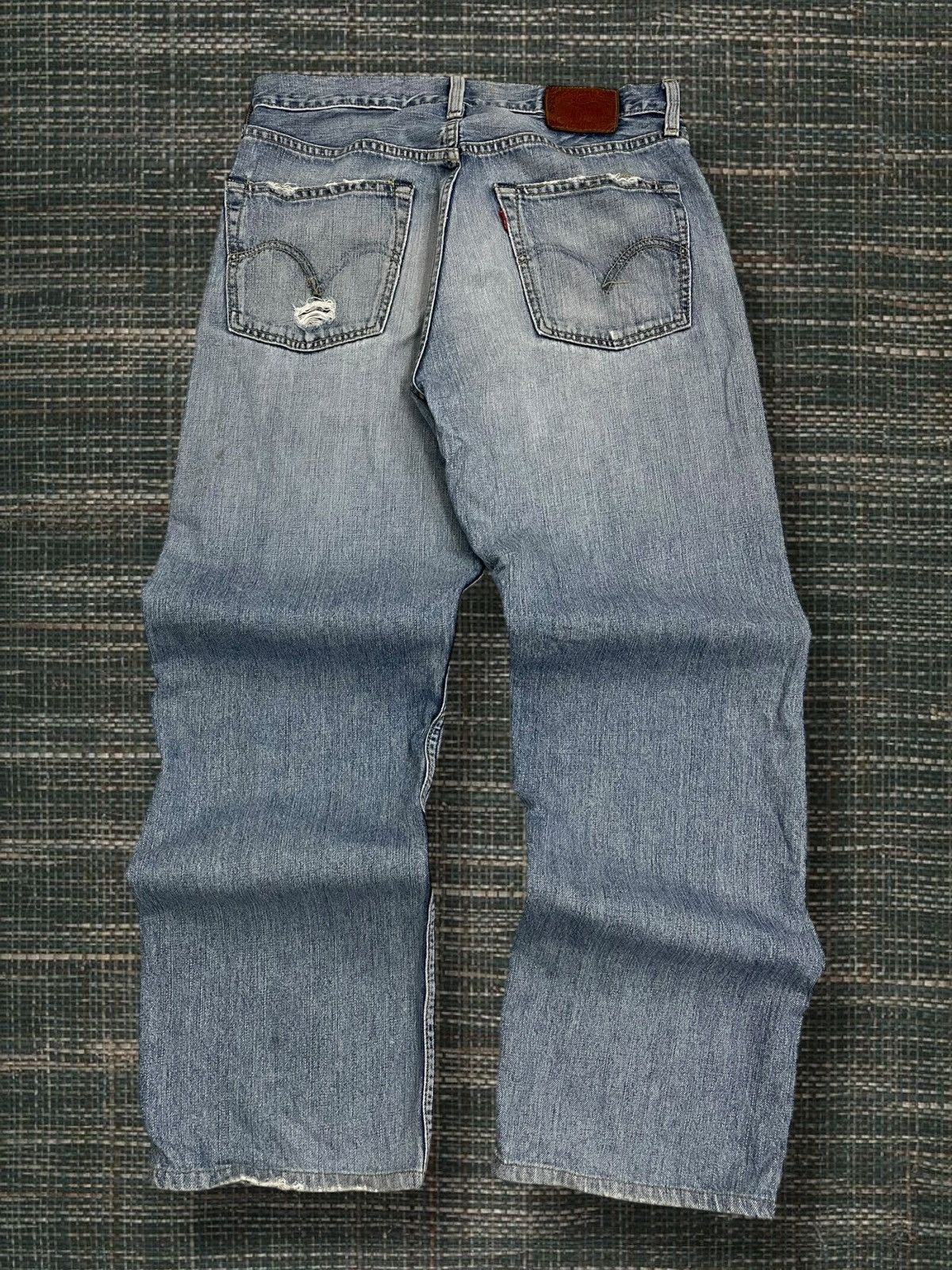 Levi's Vintage Clothing Vintage 1990S Designer Original Levis 503 Distressed Denim Size US 31 - 11 Thumbnail