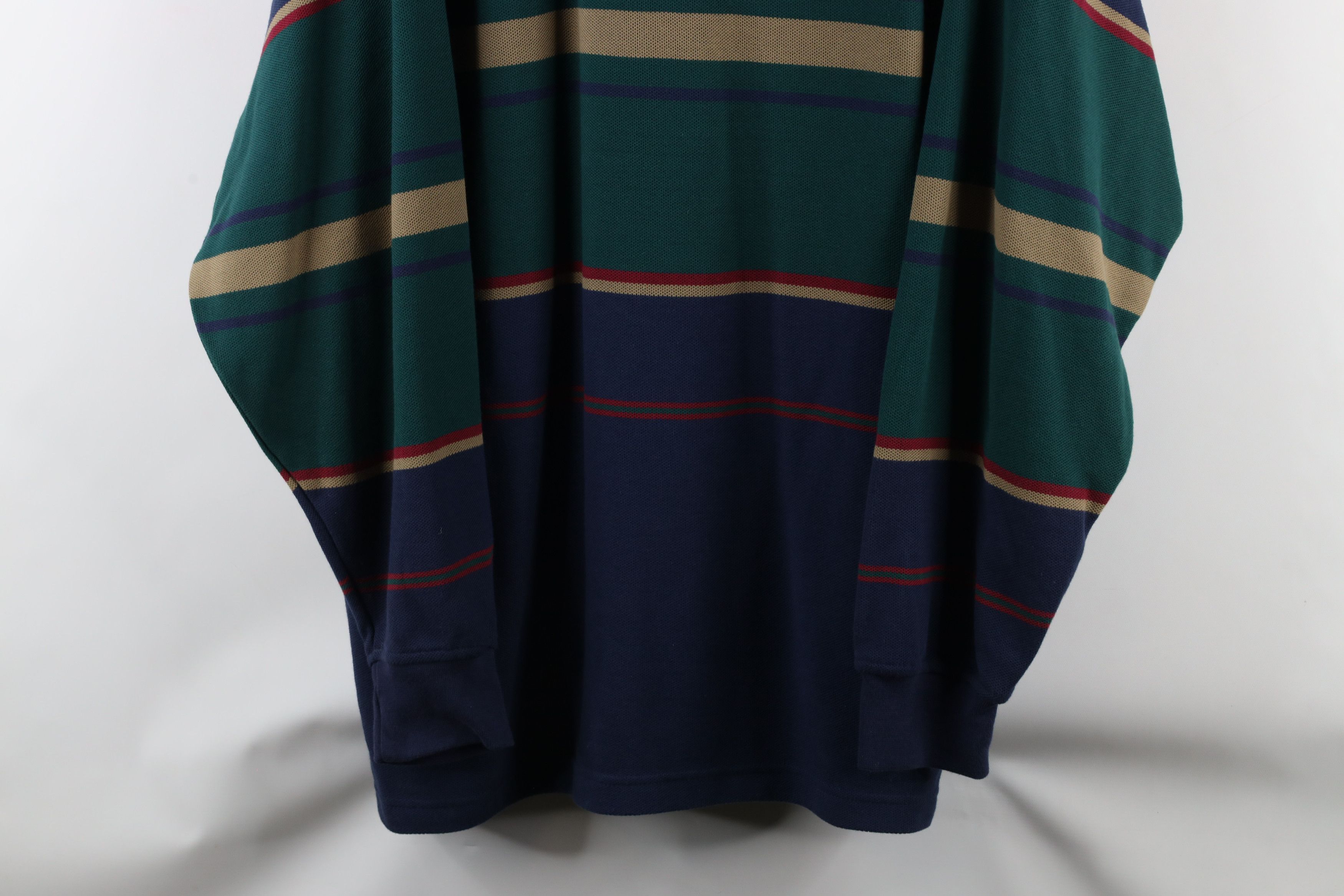 Vintage Vintage 90s Streetwear Striped Long Sleeve Henley T-Shirt Size US L / EU 52-54 / 3 - 3 Thumbnail