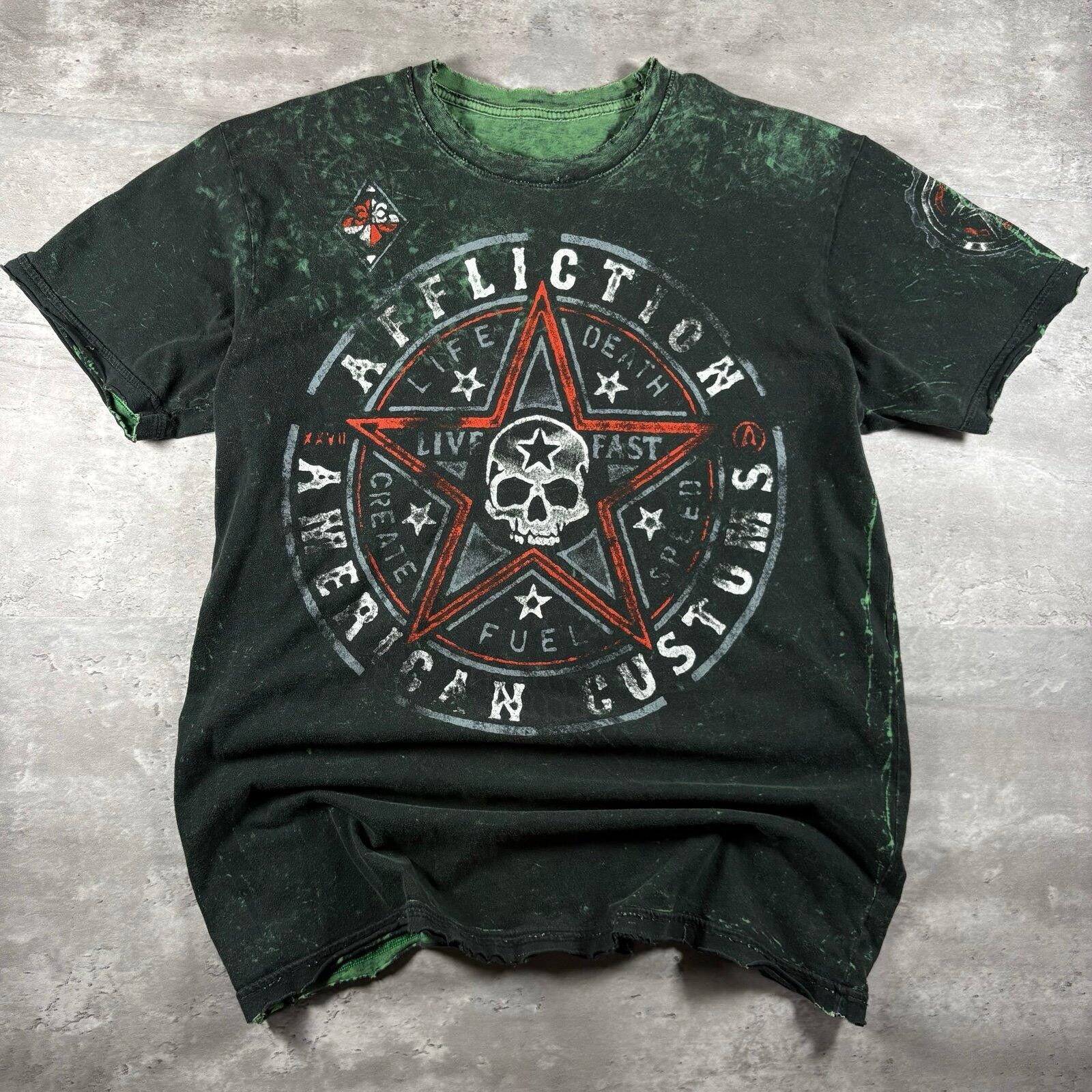 Affliction Vintage affliction AOP reversible T-shirt Size US M / EU 48-50 / 2 - 3 Thumbnail