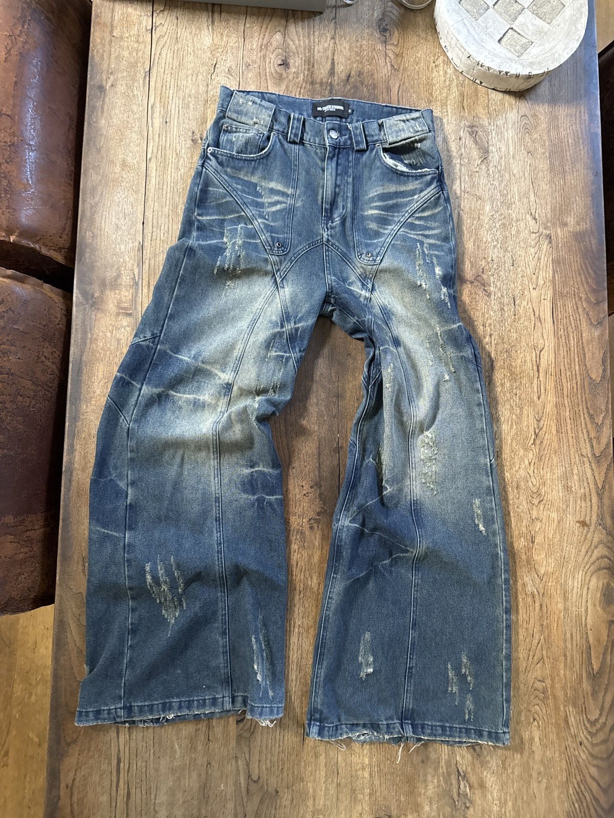 No Faith Studios Dune Denim Size Large | Grailed