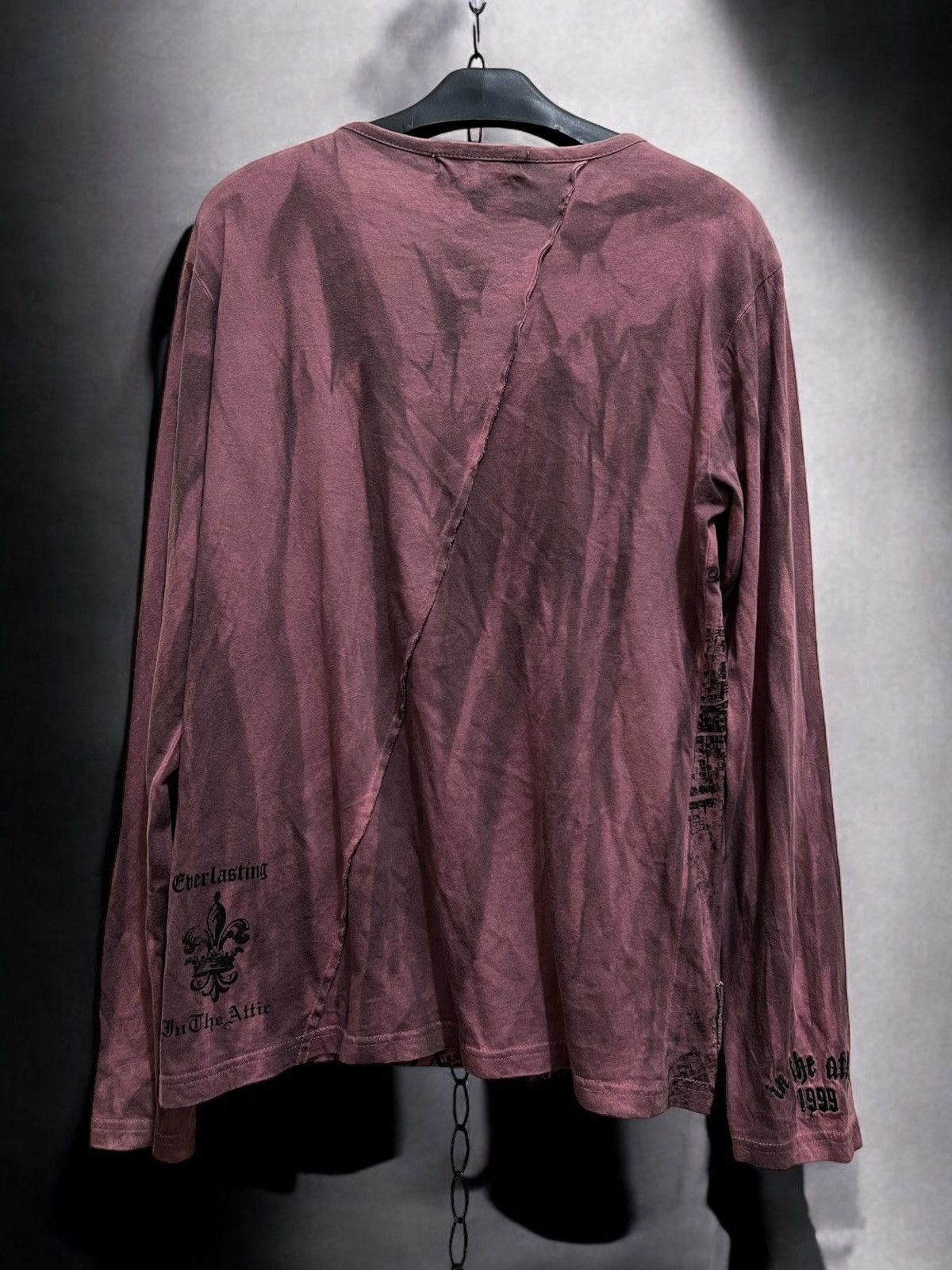 If Six Was Nine × In The Attic × Le Grande Bleu (L.G.B.) In the attic poem Longsleeve tee Size US M / EU 48-50 / 2 - 2 Thumbnail