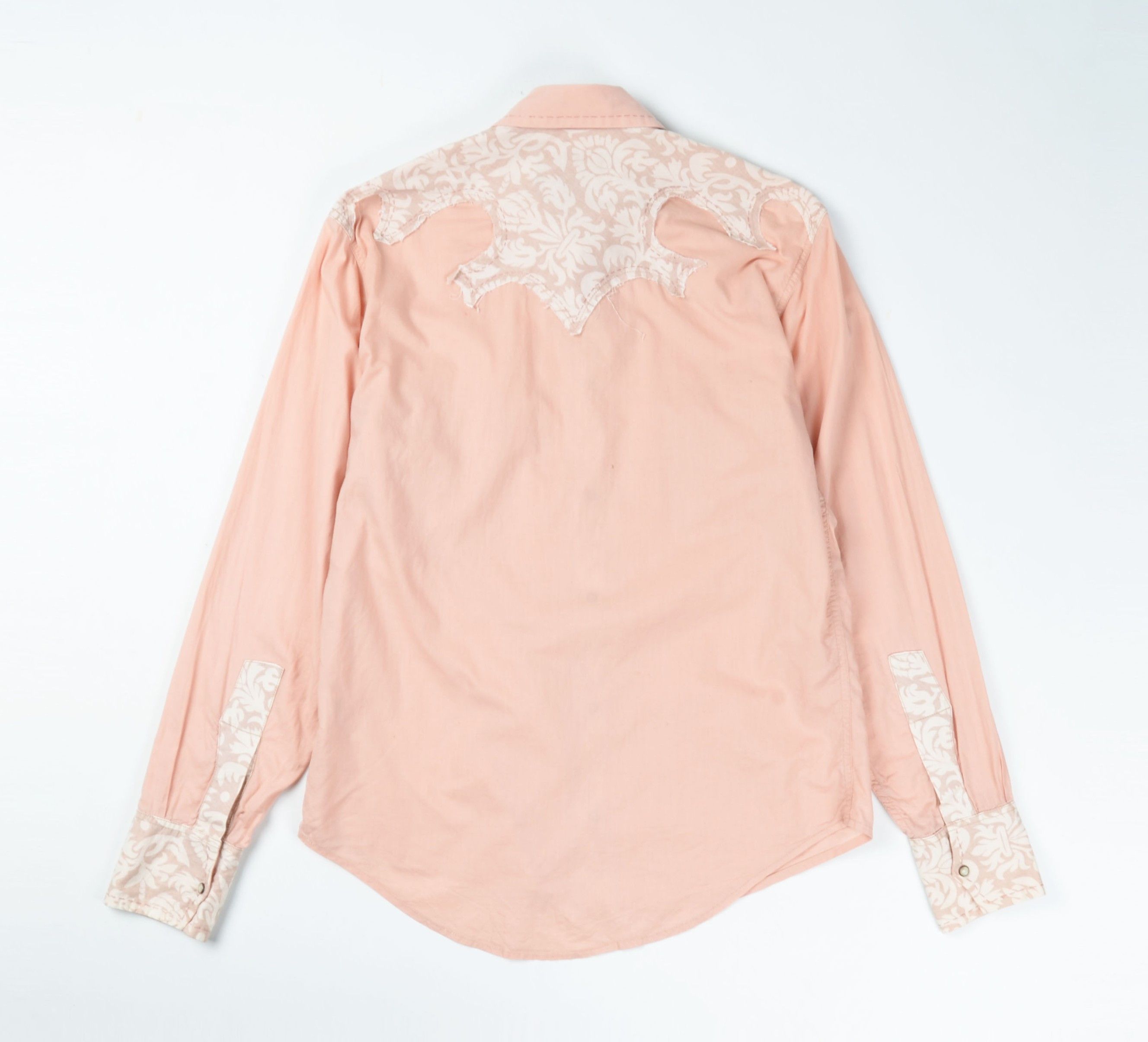 Marlboro Vintage Marlboro Classics Peach Western Button Up Shirt Size US M / EU 48-50 / 2 - 7 Thumbnail