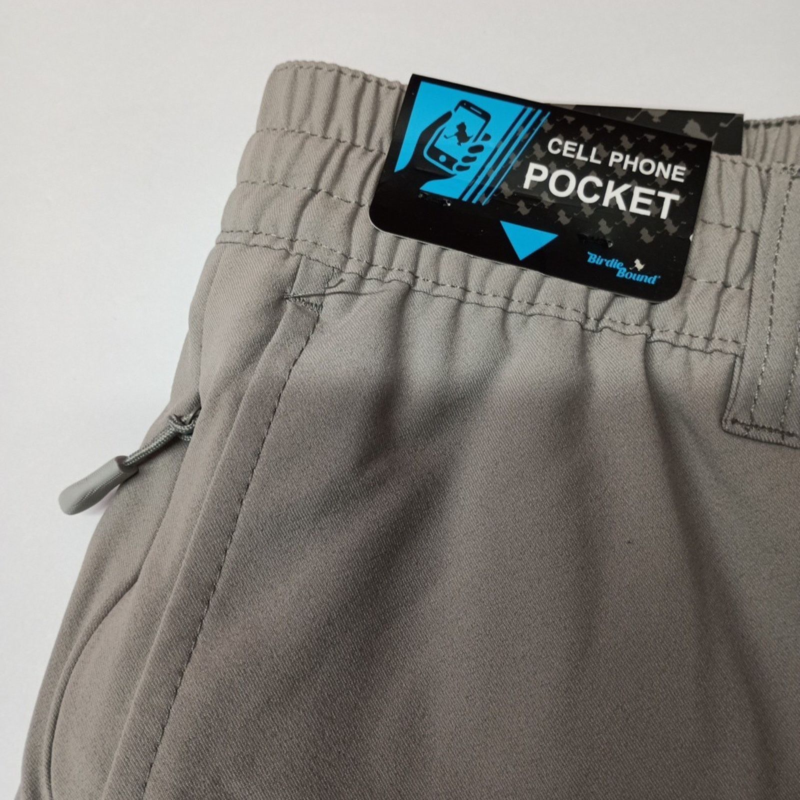 Other Birdie Bound Performance Golf Joggers Men's M Gray Stretch Size US 31 - 8 Thumbnail