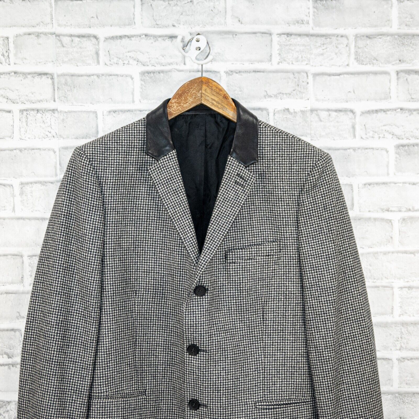 The Kooples The Kooples 3 button Blazer Jacket in Houndtooth Fitted Size US M / EU 48-50 / 2 - 6 Thumbnail