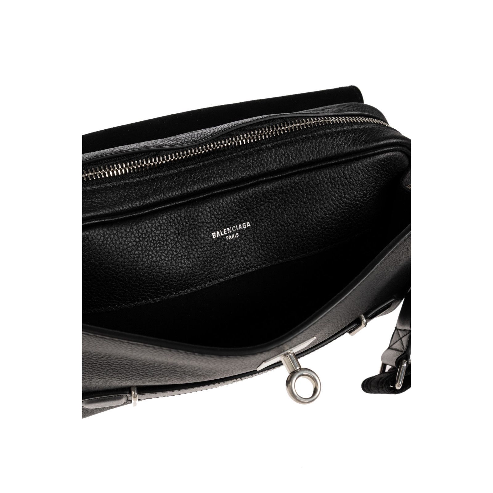 Balenciaga BALENCIAGA Le 7 Cube $2990 Black Small Messenger Bag New & A Size ONE SIZE - 4 Thumbnail