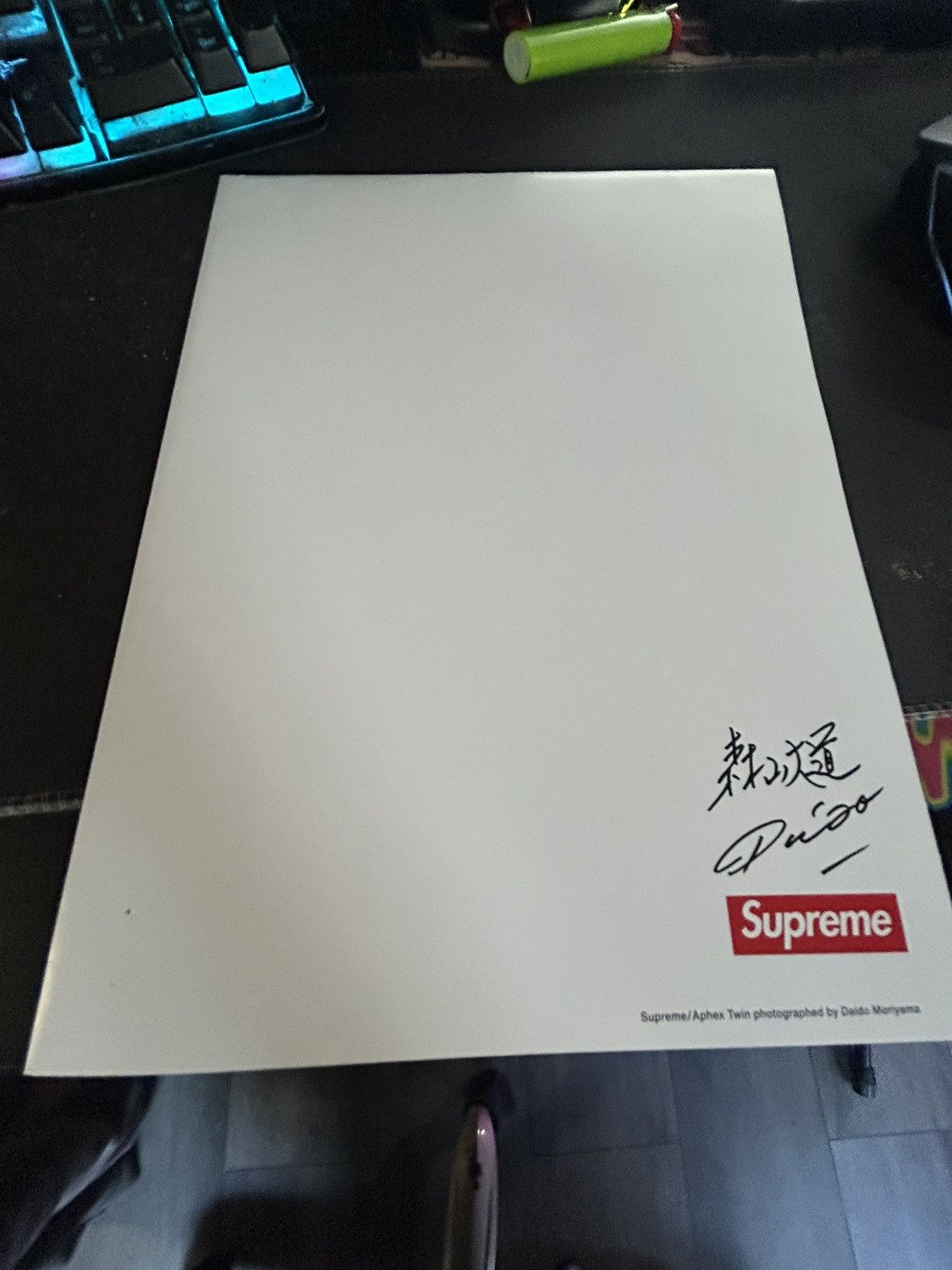 Supreme Supreme Poster Aphex Twin Daido Moriyama Size ONE SIZE - 2 Thumbnail